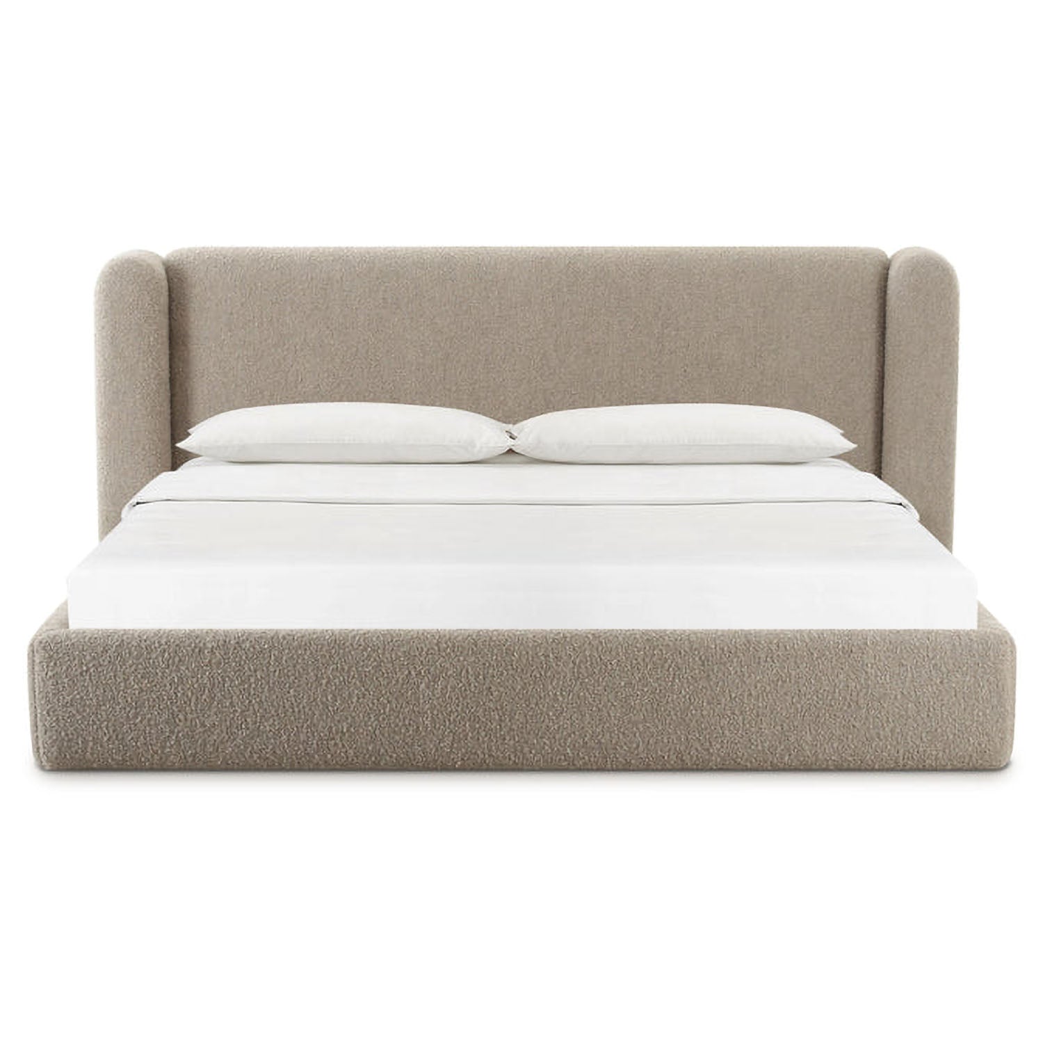 TOV Furniture Babette Tan Boucle Bed