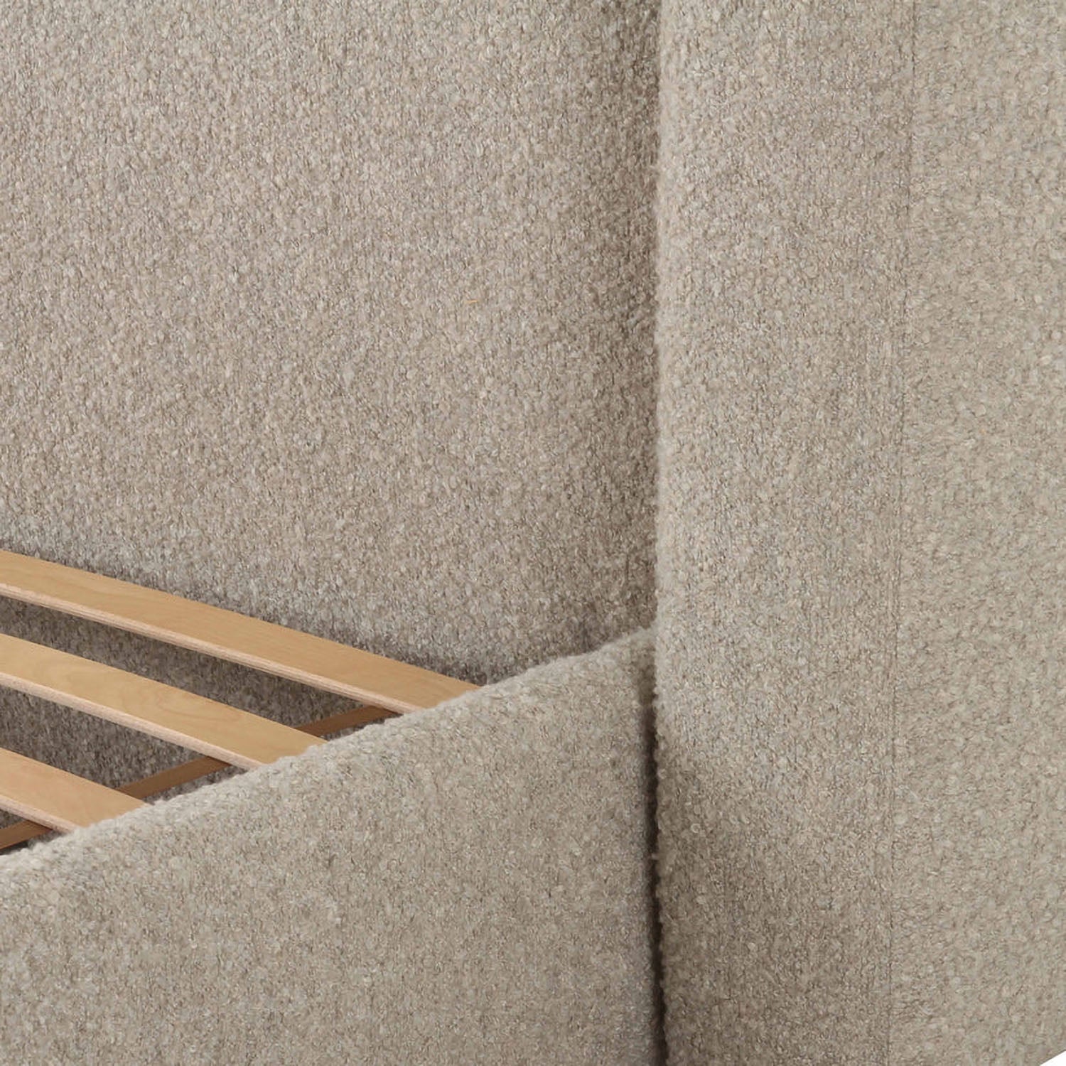 TOV Furniture Babette Tan Boucle Bed