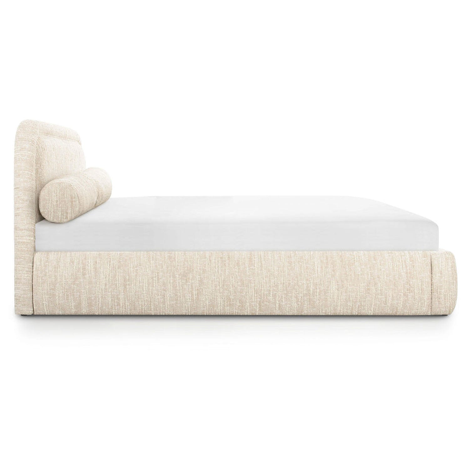 TOV Furniture Murielle Taupe Textured Boucle Bed