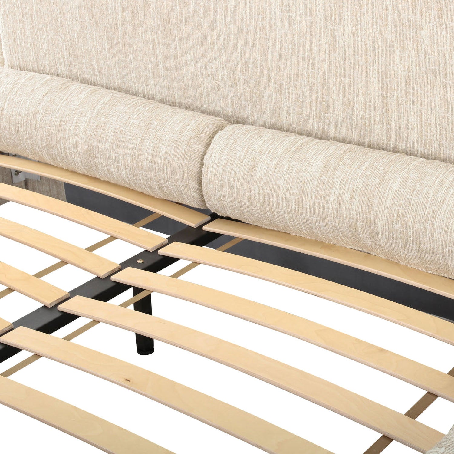 TOV Furniture Murielle Taupe Textured Boucle Bed