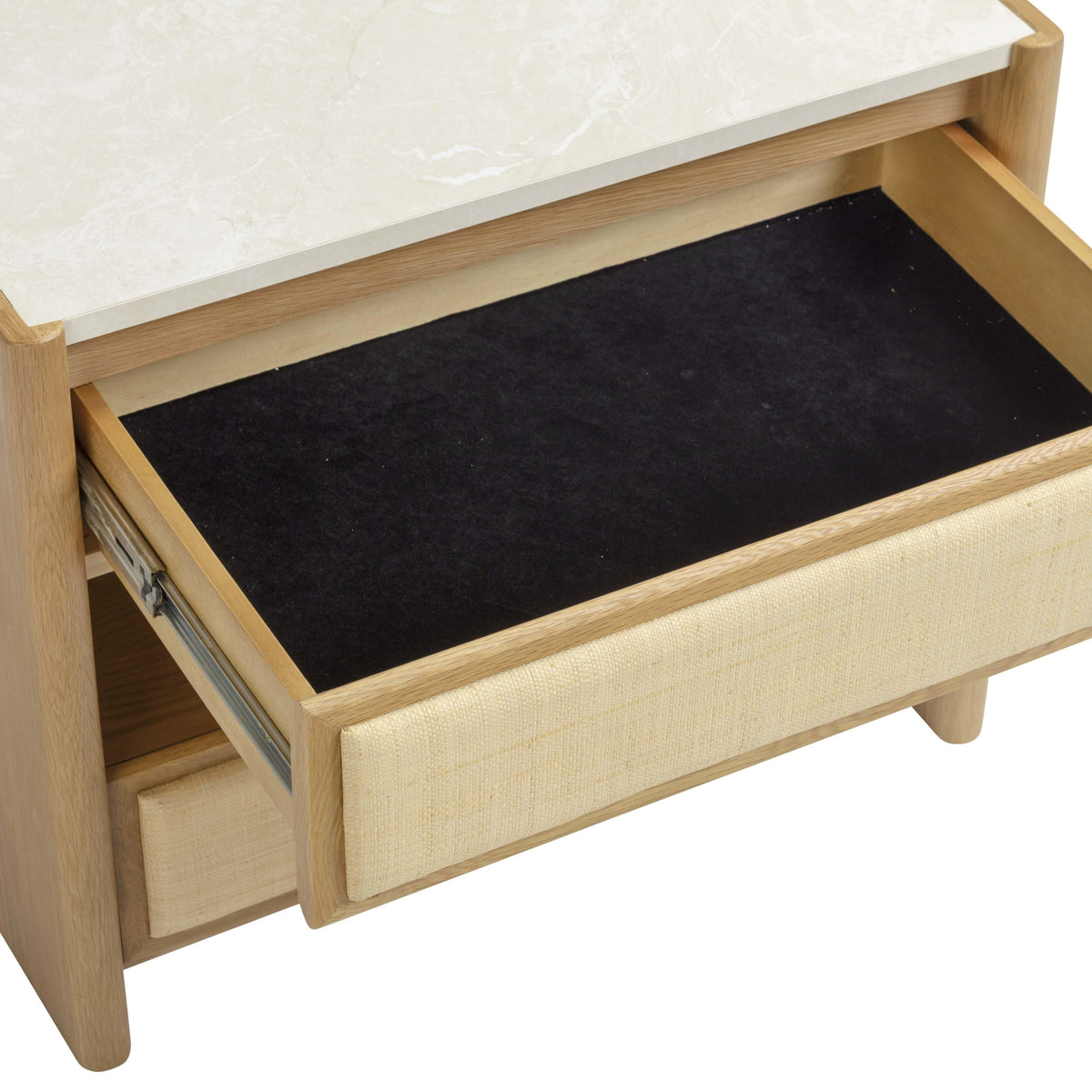 TOV Furniture Paige Natural Oak 2-Drawer Nightstand