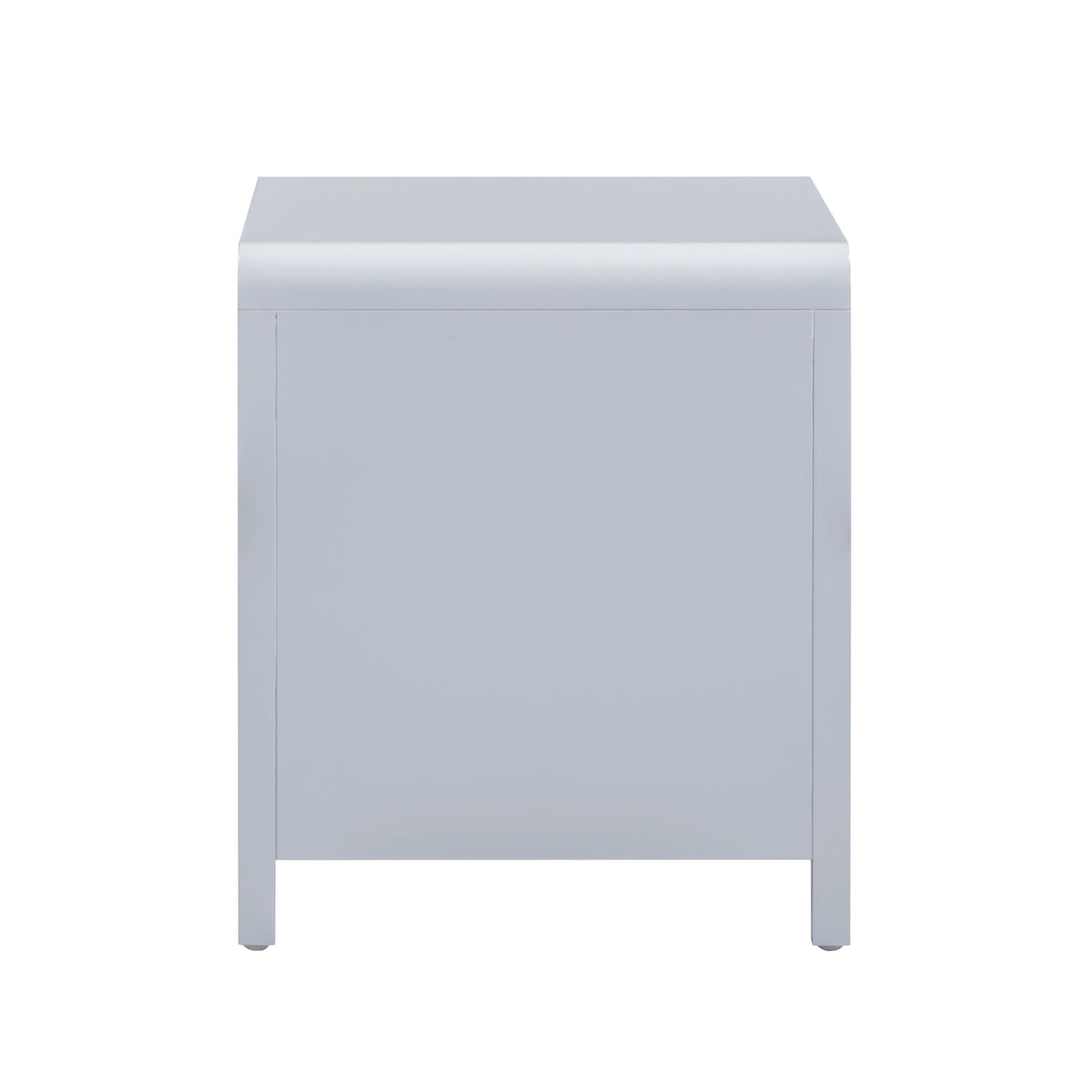 TOV Furniture Patty Blue Rattan 2 Drawer Nightstand