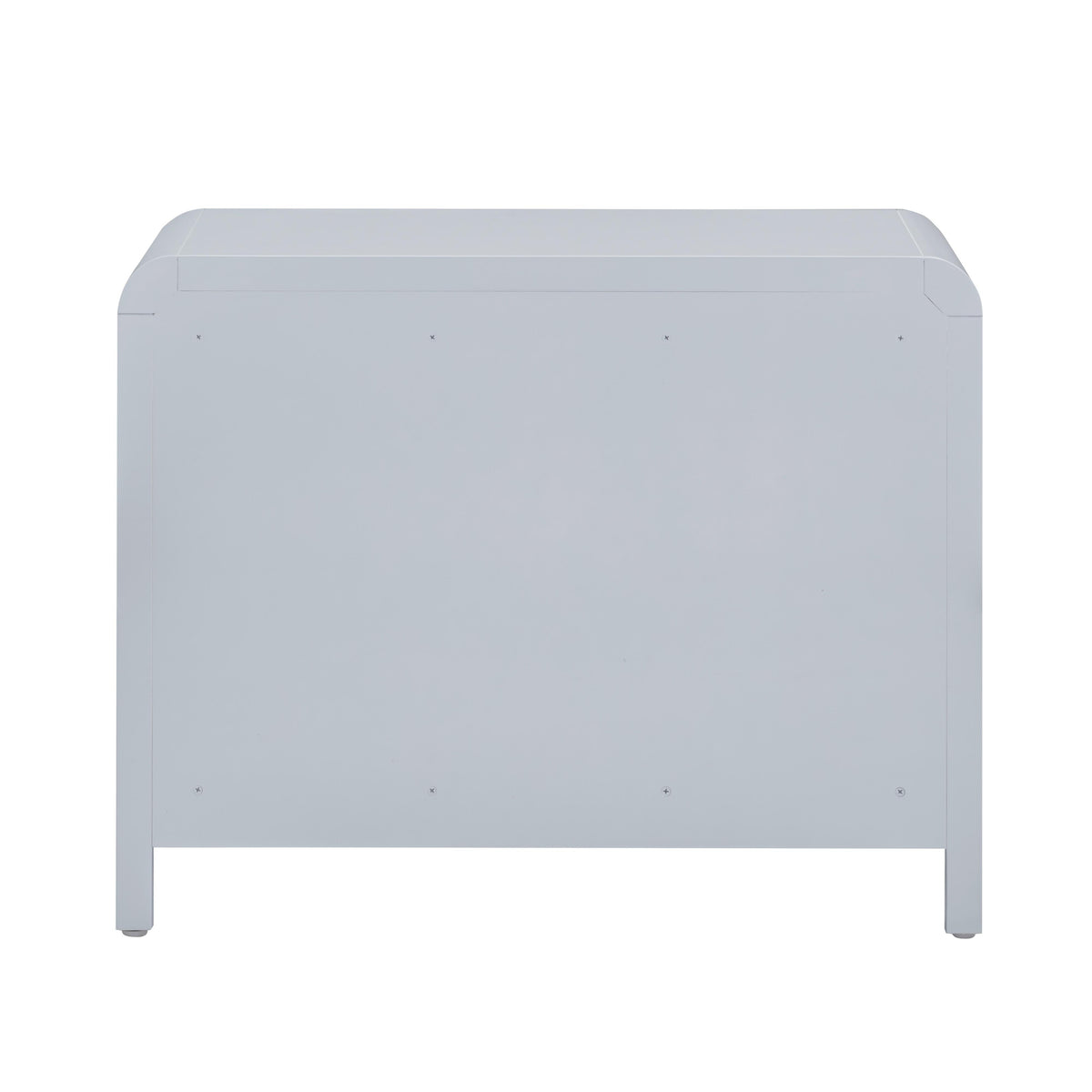 TOV Furniture Patty Blue Rattan 2 Drawer Nightstand