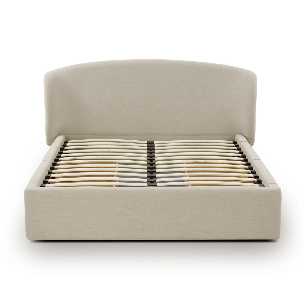 TOV Furniture Corey Taupe Upcycled Performance Linen Storage Bed