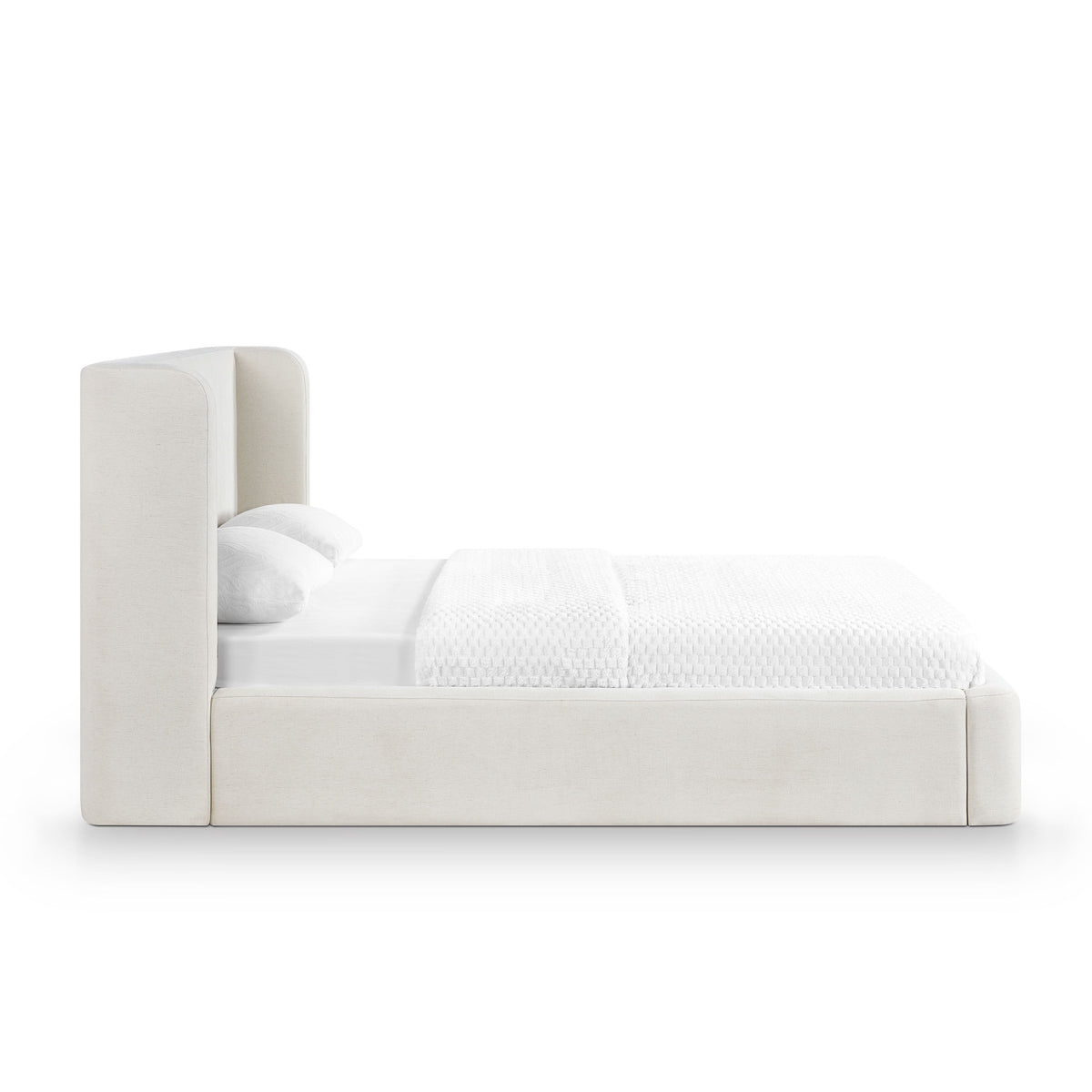 TOV Furniture Harmony Cream Performance Chenille Storage Bed