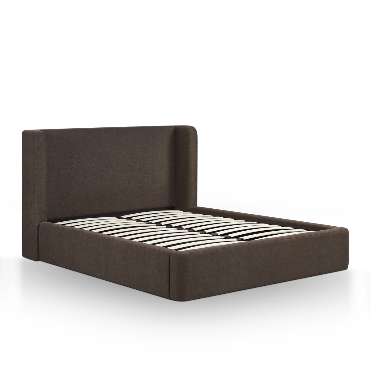 TOV Furniture Harmony Brown Performance Chenille Storage Bed
