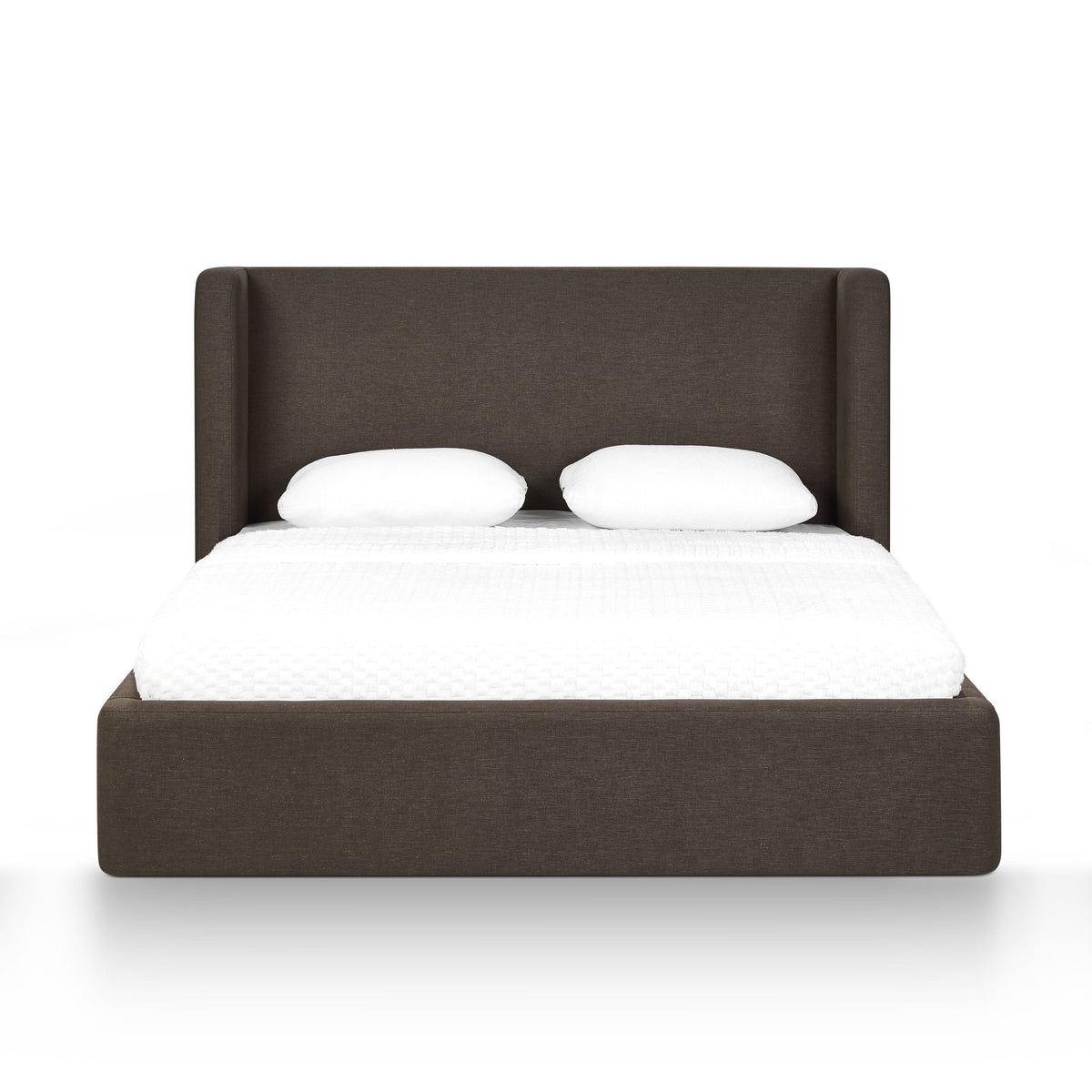 TOV Furniture Harmony Brown Performance Chenille Storage Bed