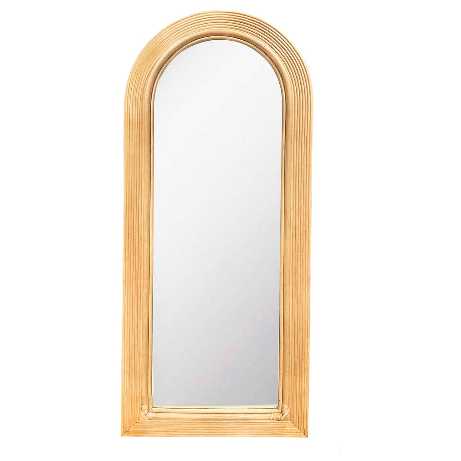 TOV Furniture Tanya Rattan Floor Mirror