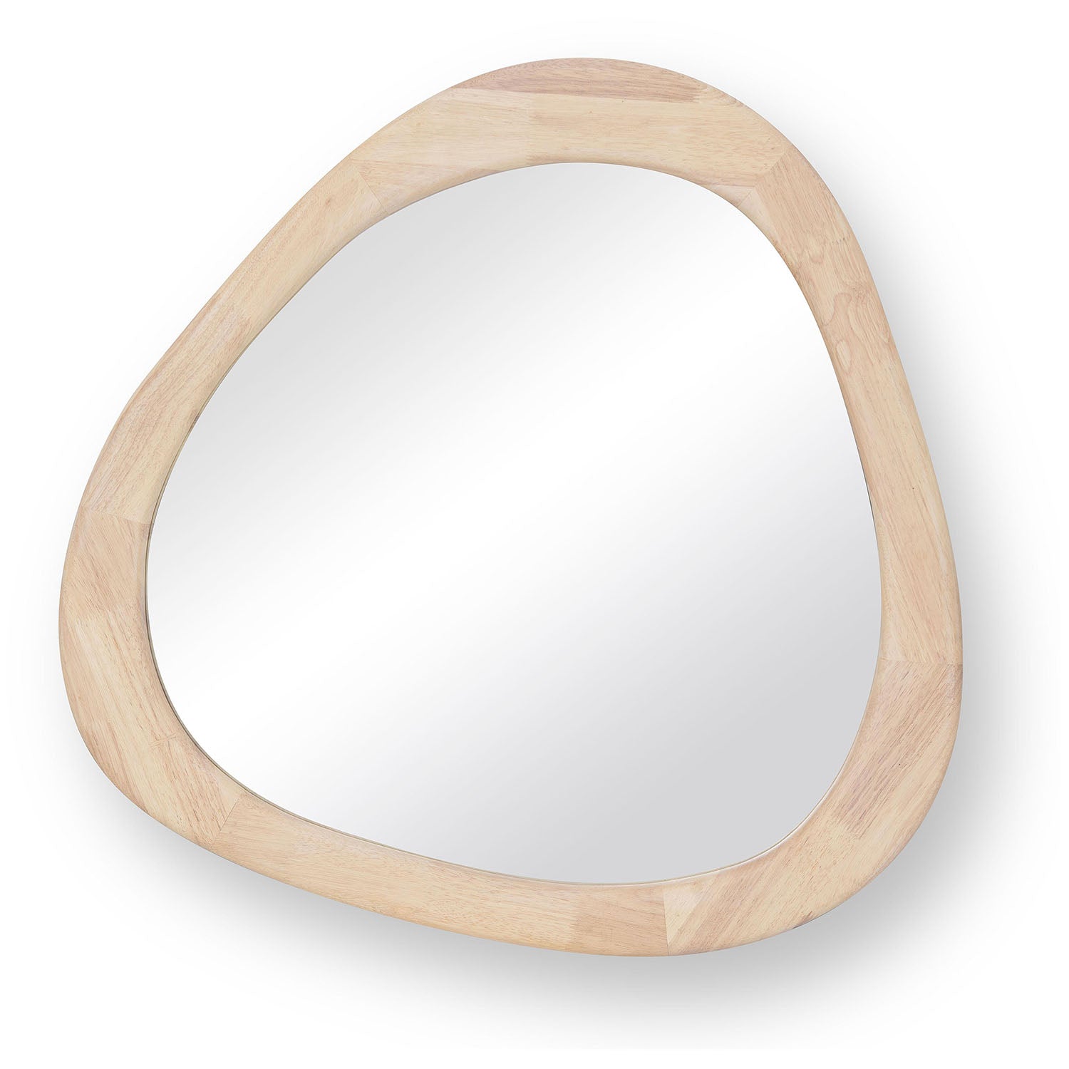 TOV Furniture Klaryss Natural Wood Triangular Mirror