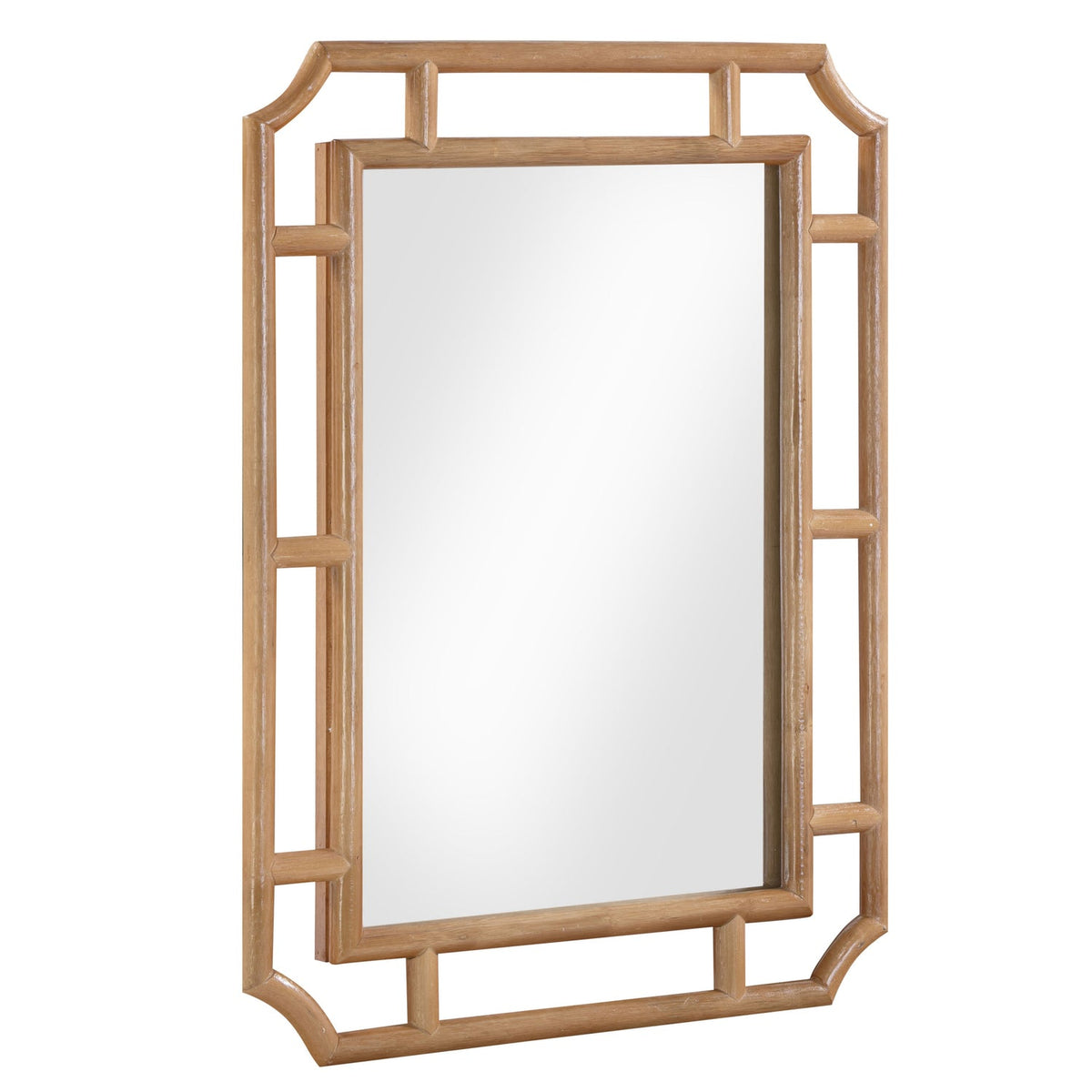 TOV Furniture Cienna Natural Rattan Wall Mirror