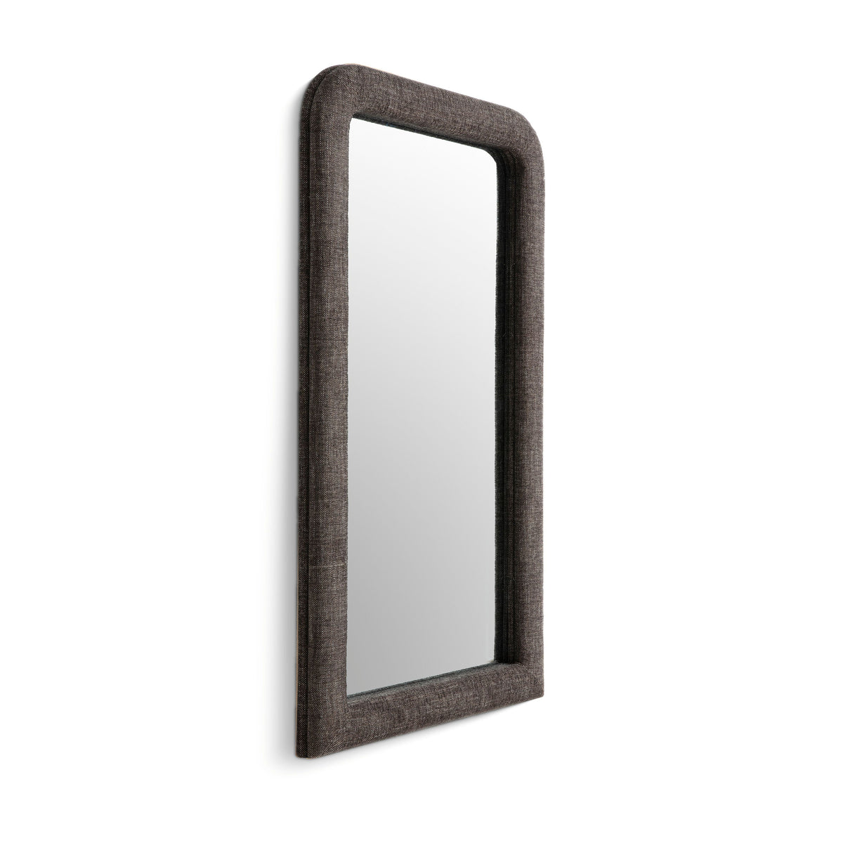 TOV Furniture Heidi Espresso Upholstered Oversized Floor Mirror