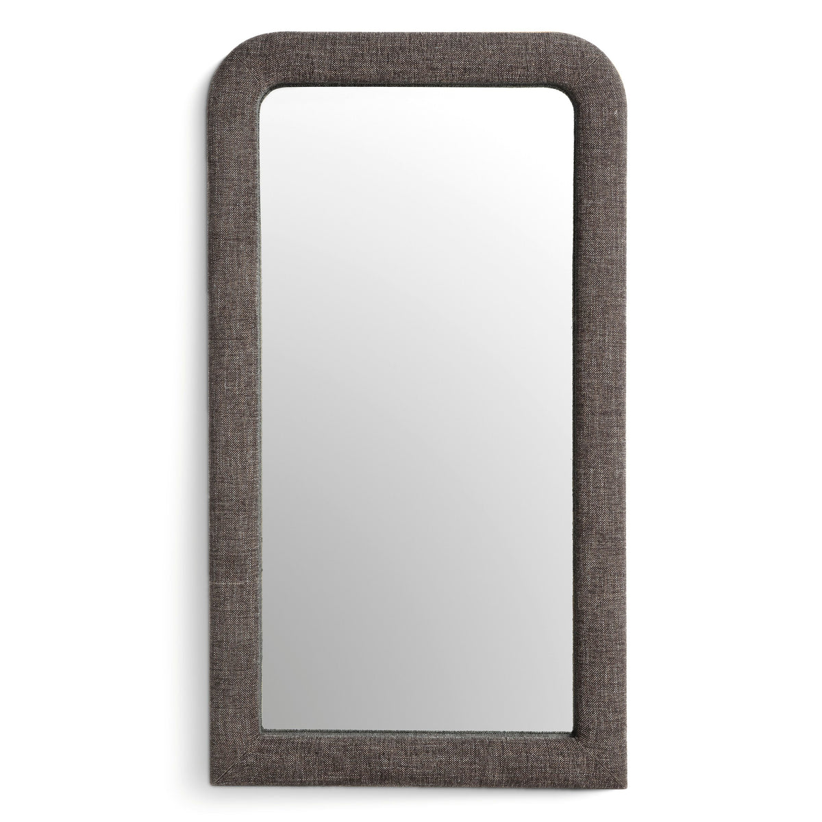 TOV Furniture Heidi Espresso Upholstered Oversized Floor Mirror