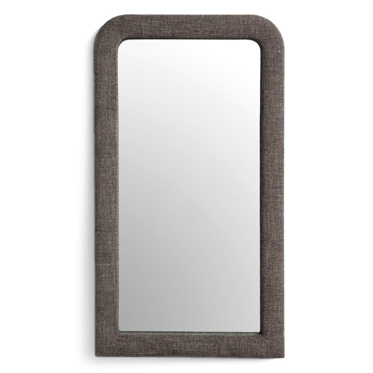TOV Furniture Heidi Espresso Upholstered Oversized Floor Mirror