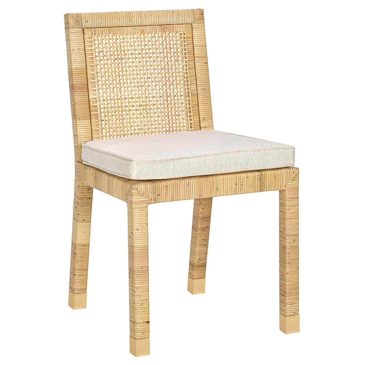 TOV Furniture Amara Cream Linen Dining Chair