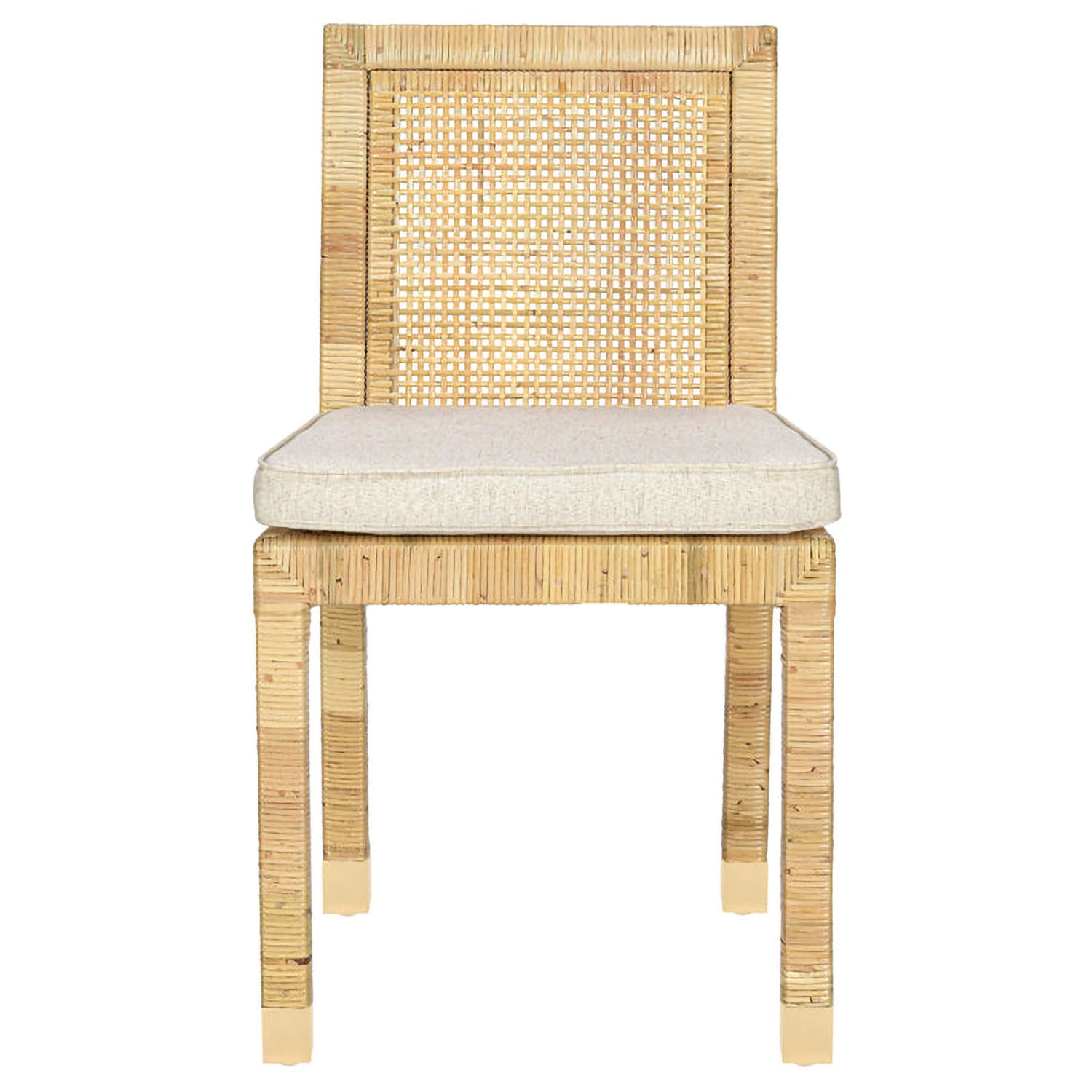 TOV Furniture Amara Cream Linen Dining Chair