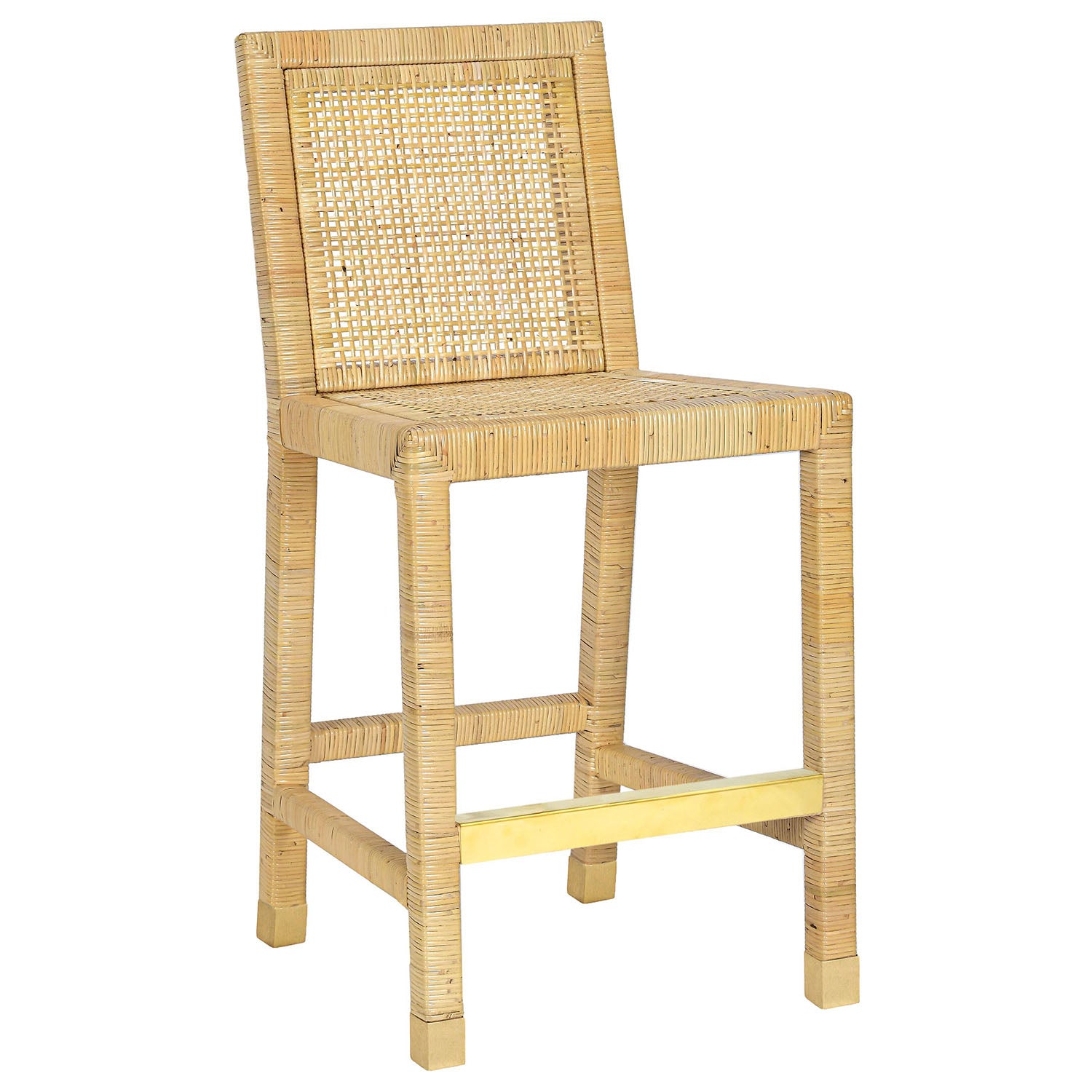 TOV Furniture Amara Cream Linen Dining Counter Stool