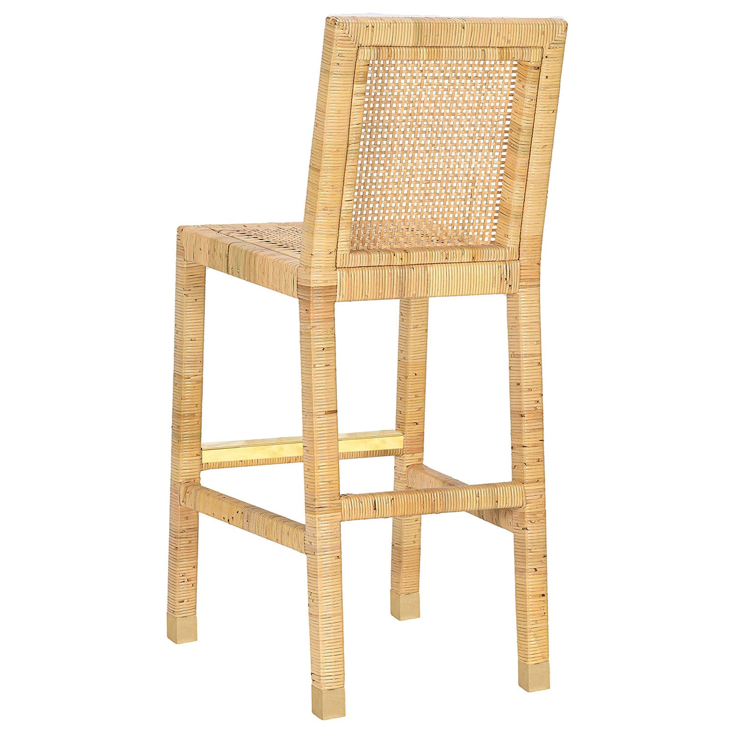 TOV Furniture Amara Cream Linen Dining Bar Stool