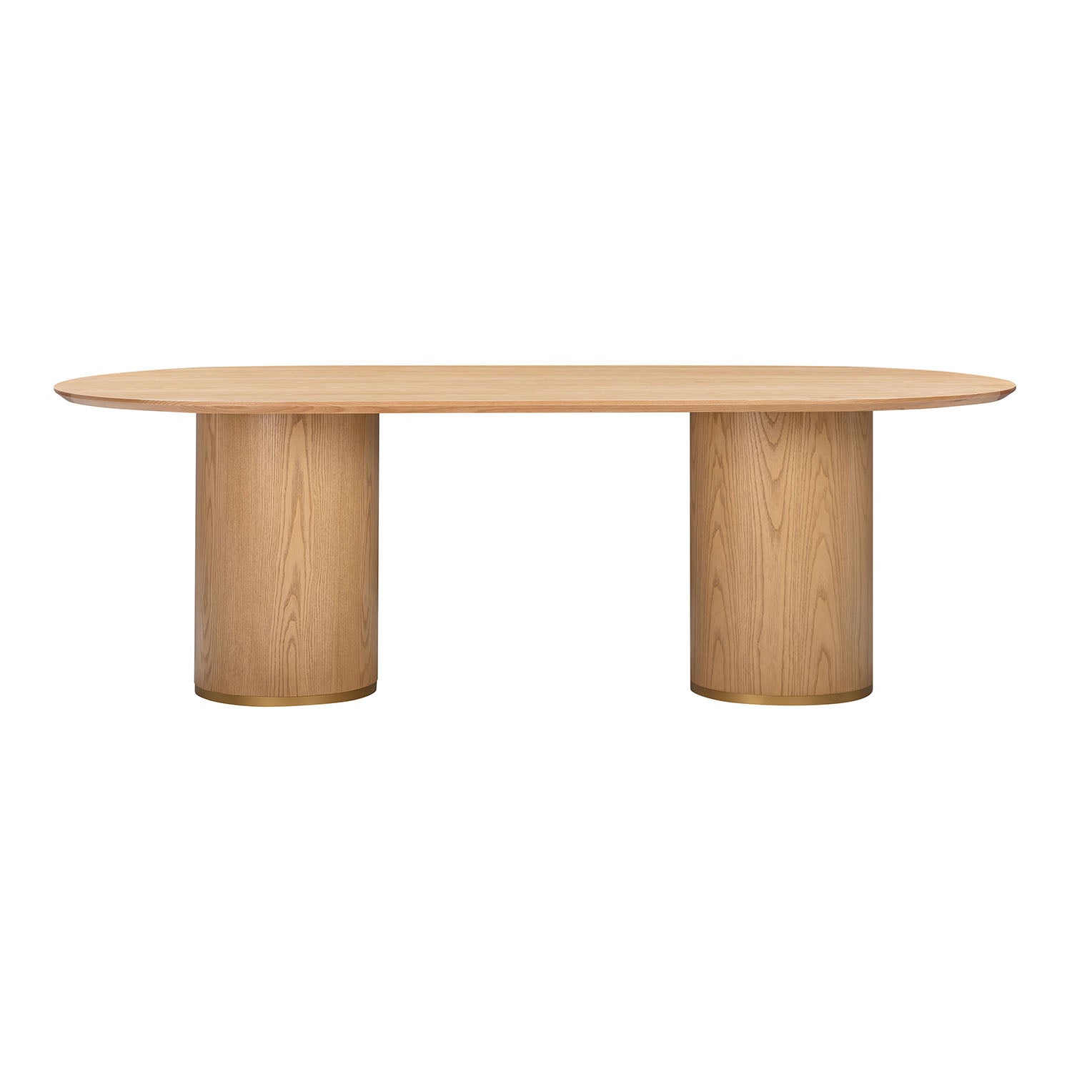 TOV Furniture Brandy Natural Ash Wood Oval Dining Table