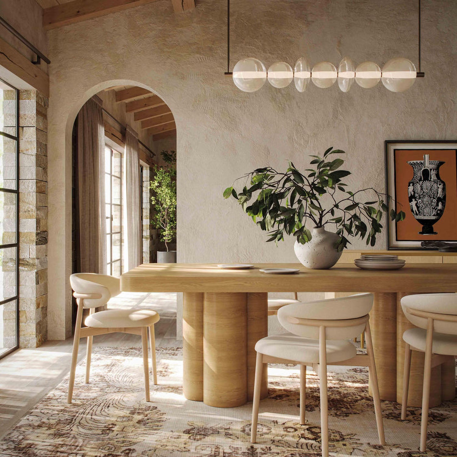 TOV Furniture Bambi Ash Dining Table