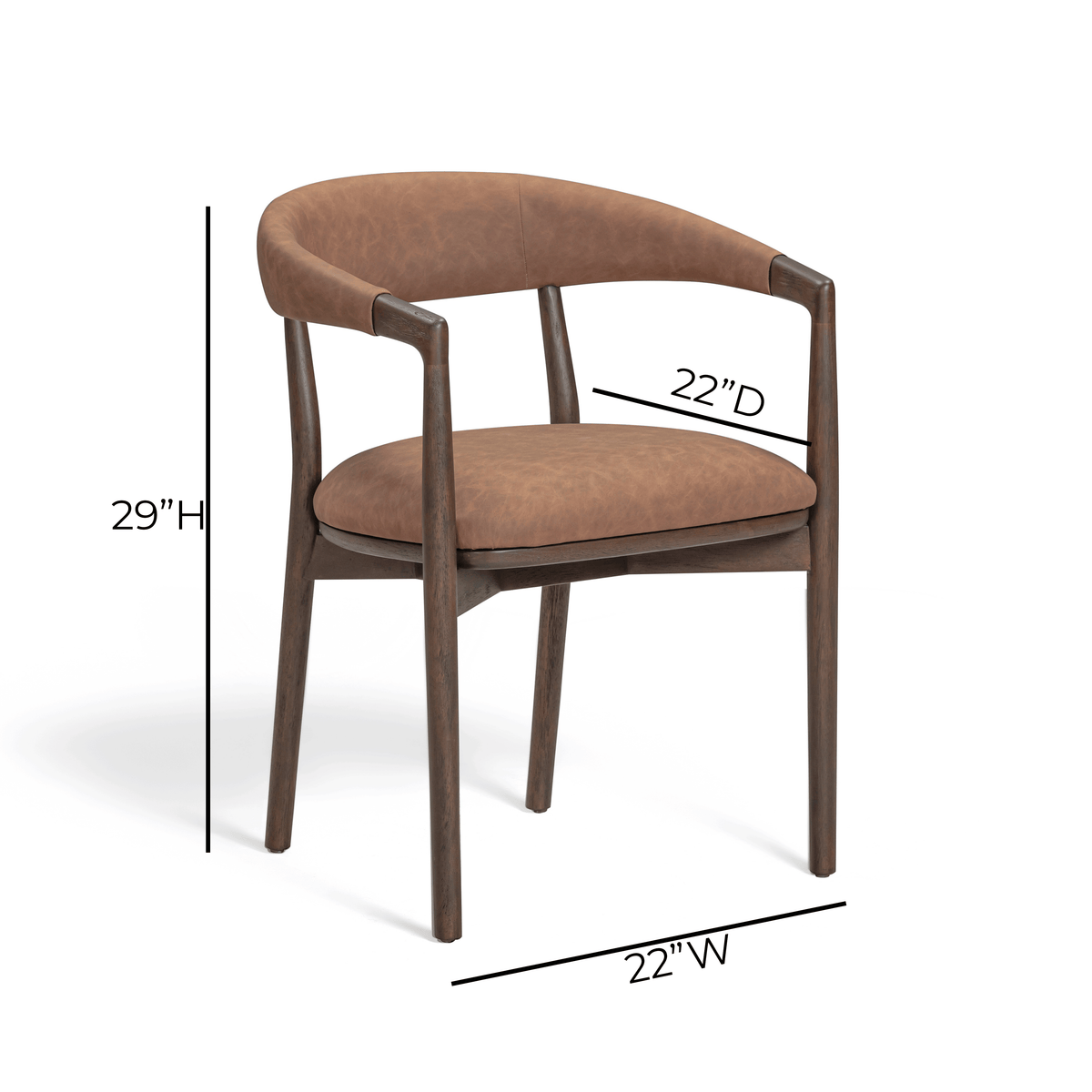TOV Furniture Vina Performance Vegan Leather Dining Chair