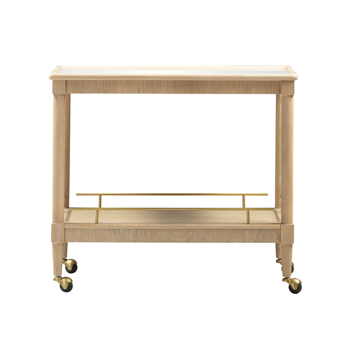 TOV Furniture Slosh Natural Ash Bar Cart