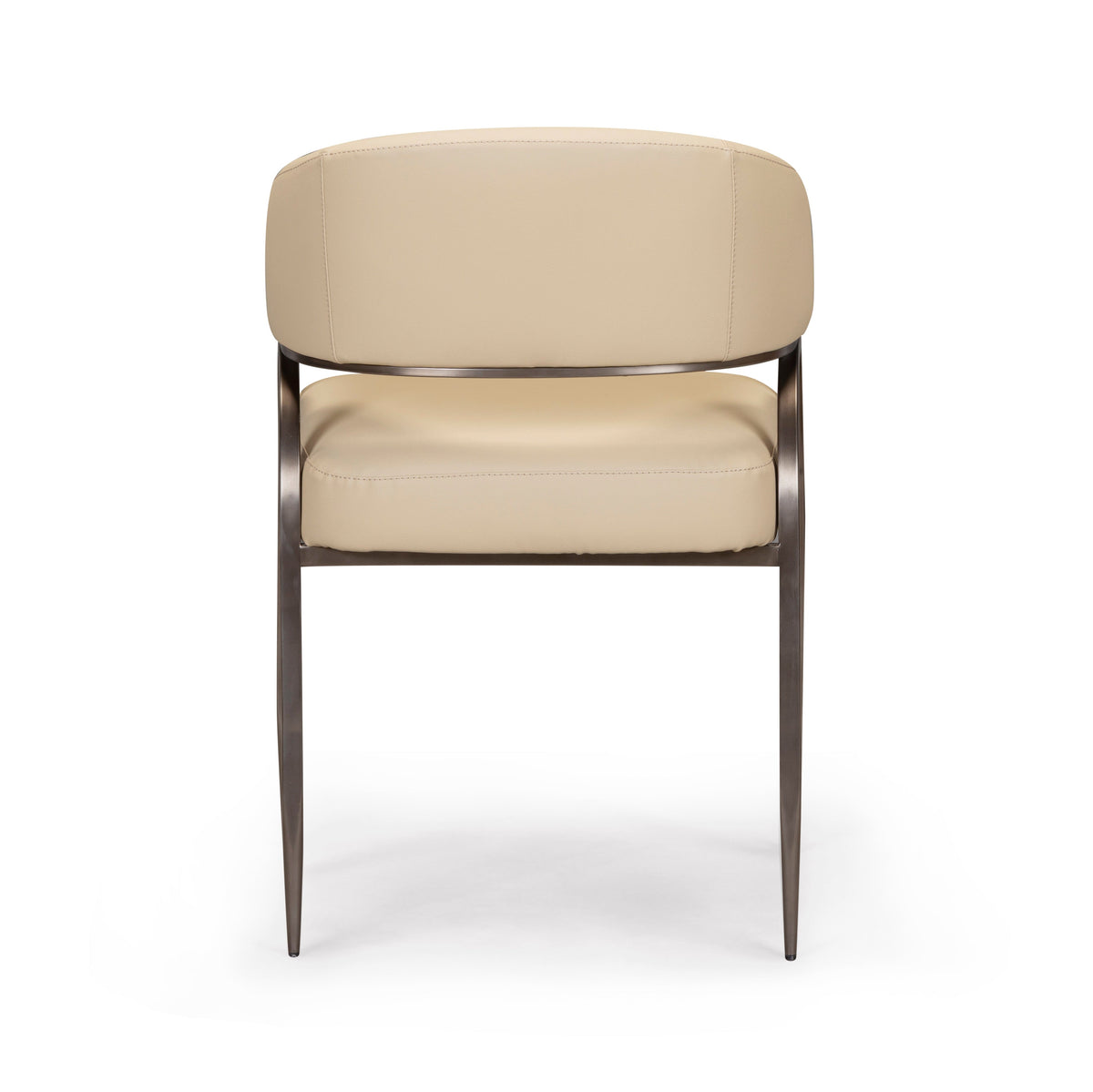 TOV Furniture Tatum Taupe Performance Vegan Leather Dining Chair