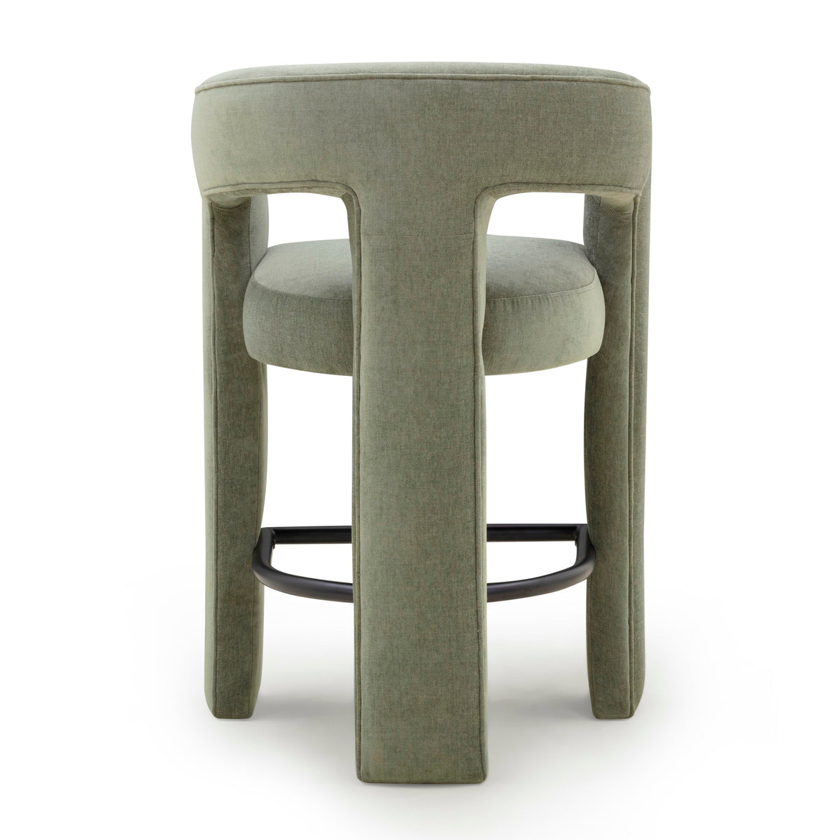 TOV Furniture Malone Green Performance Chenille Counter Stool