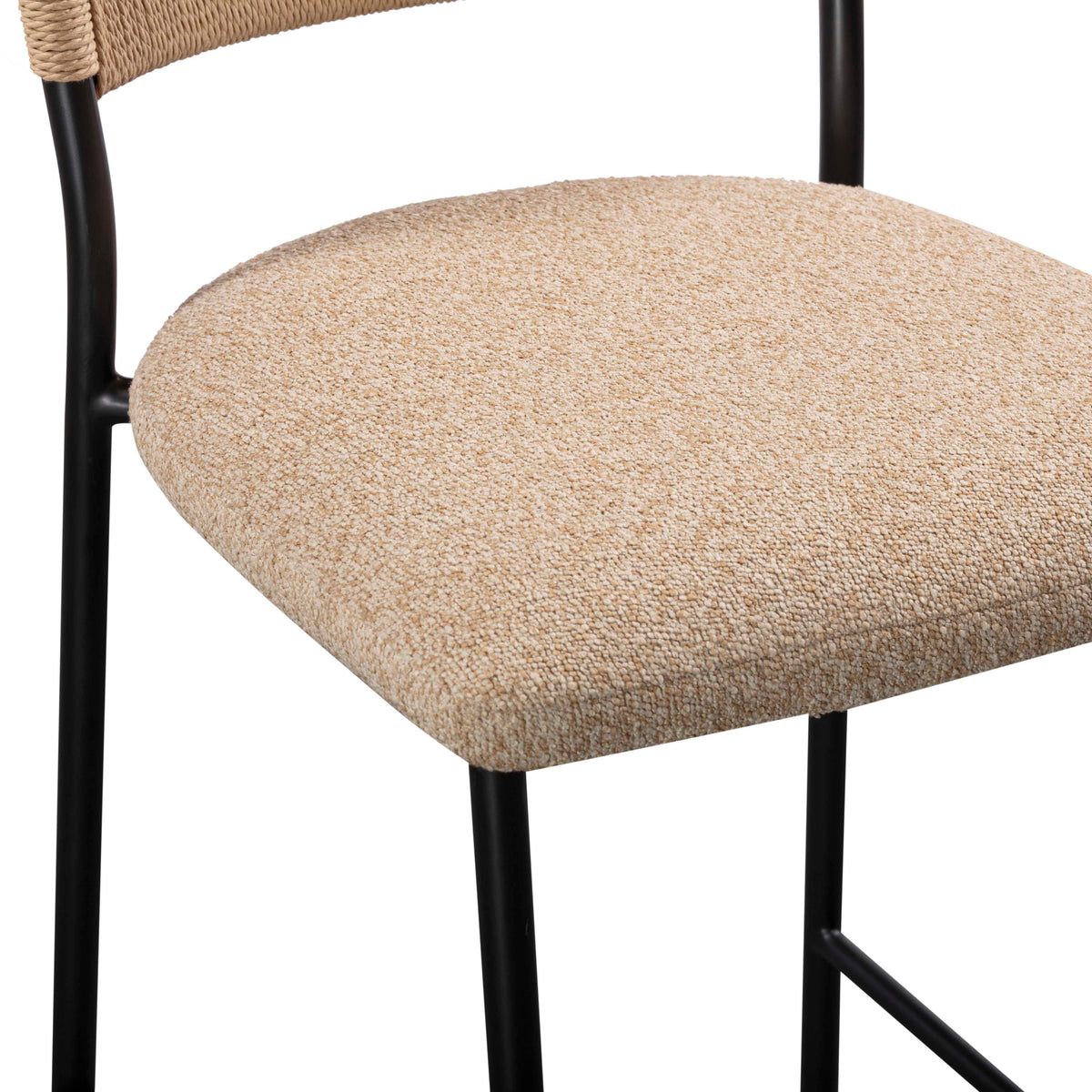 TOV Furniture Celine Tan Boucle Bar Stool