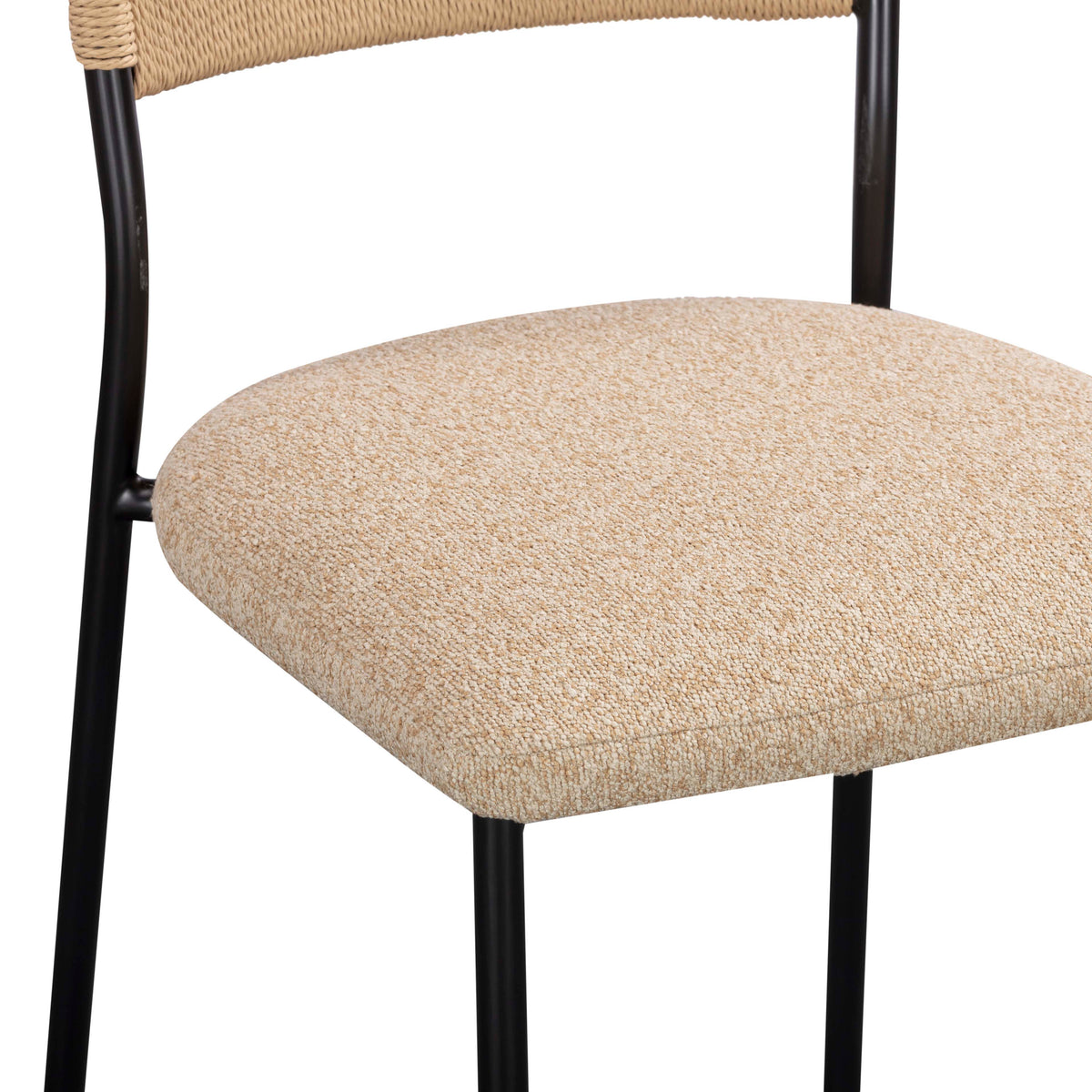 TOV Furniture Celine Tan Performance Boucle Dining Chair Set of 2