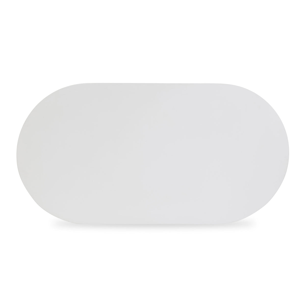 TOV Furniture Nara Pure White Concrete Indoor/Outdoor Dining Table