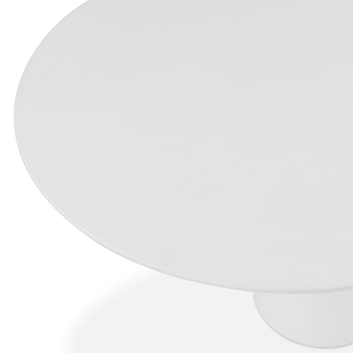 TOV Furniture Nara Pure White Concrete Indoor/Outdoor Dining Table