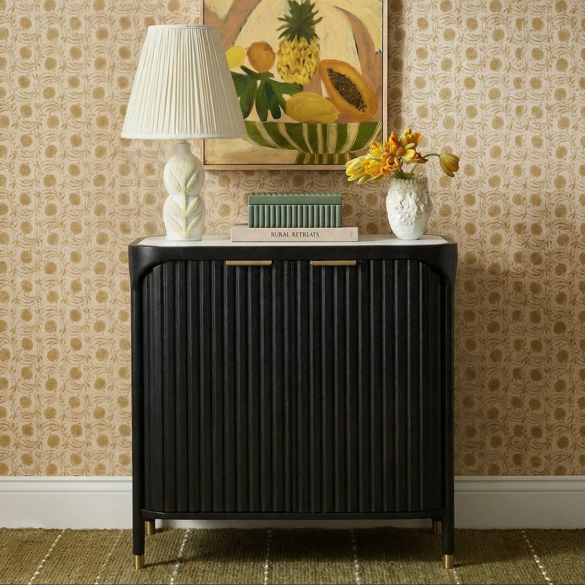 TOV Furniture Yaha Black Bar Cabinet