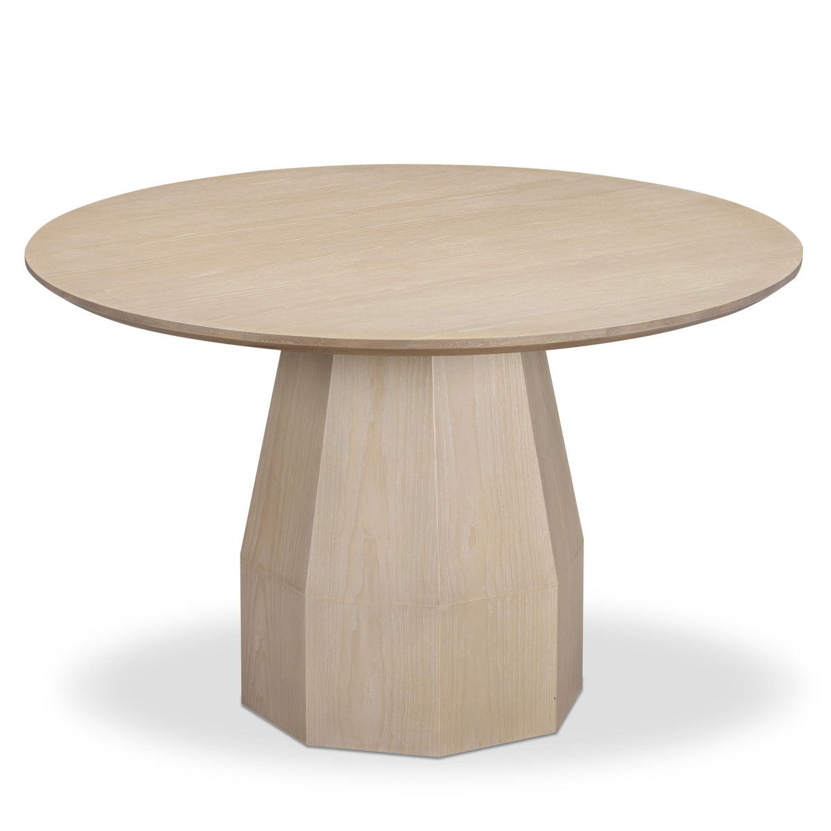 TOV Furniture Brocha Driftwood Ash Wood Round 48in Dining Table
