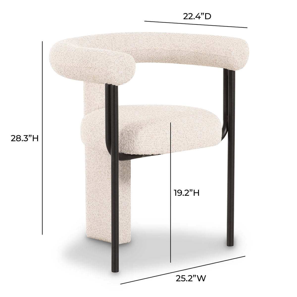 TOV Furniture Synn Performance Boucle Dining Chair