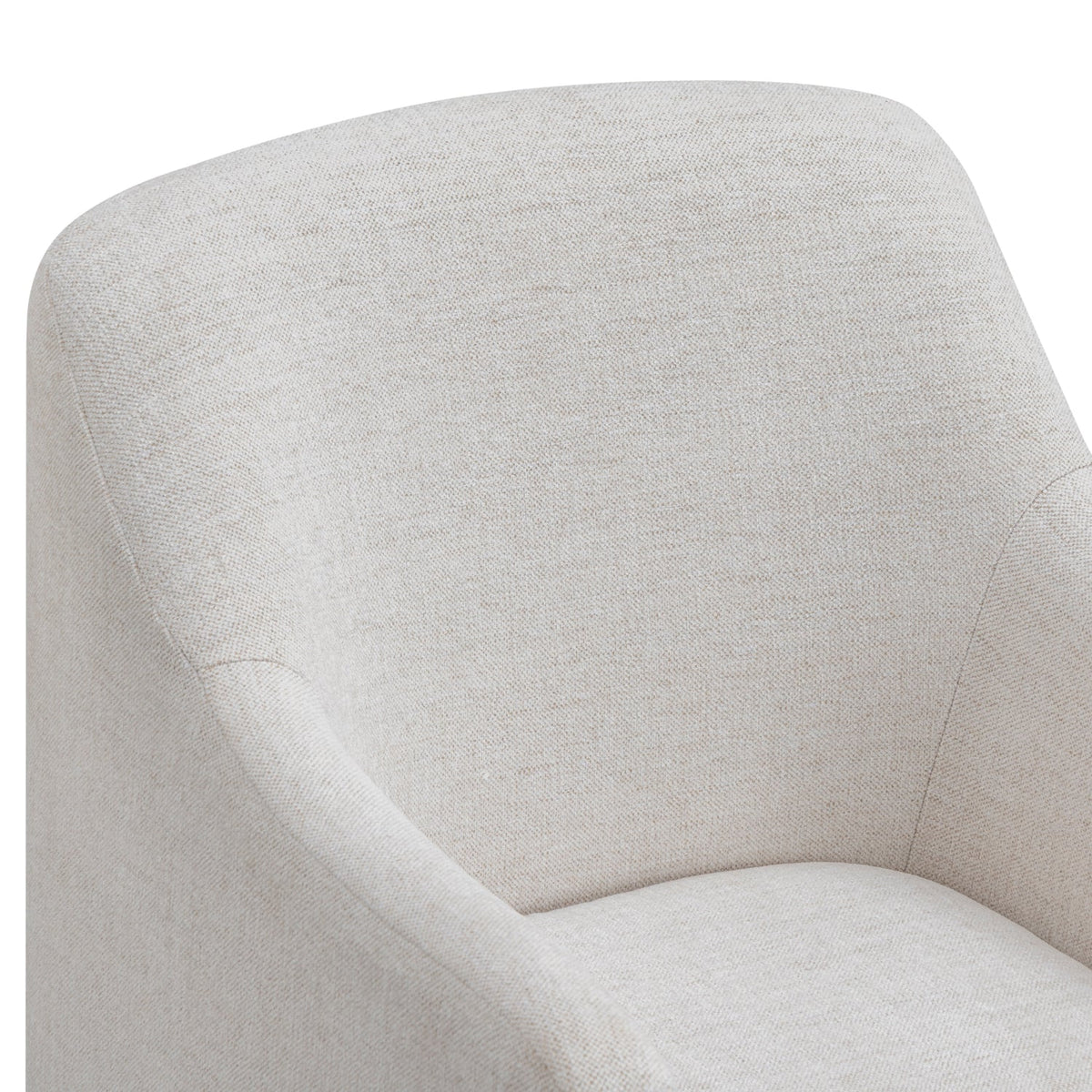 TOV Furniture Helena Tall Off White Textured Weave Performance Dining Chair