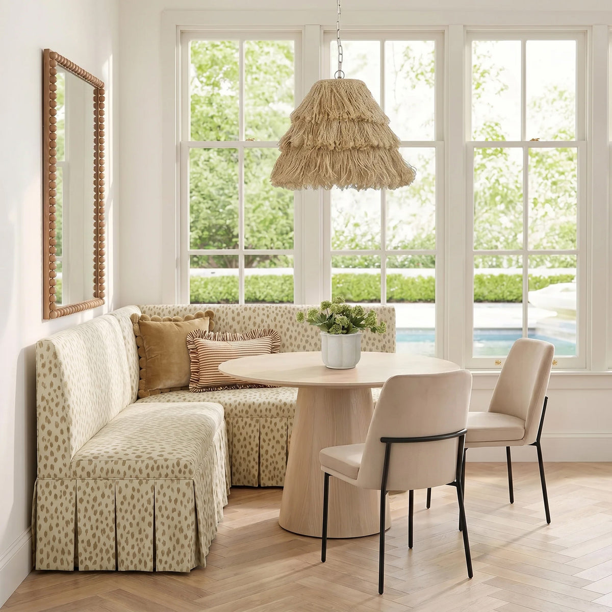 TOV Furniture Sydney Taupe Performance Velvet Dining Chair Set of 2