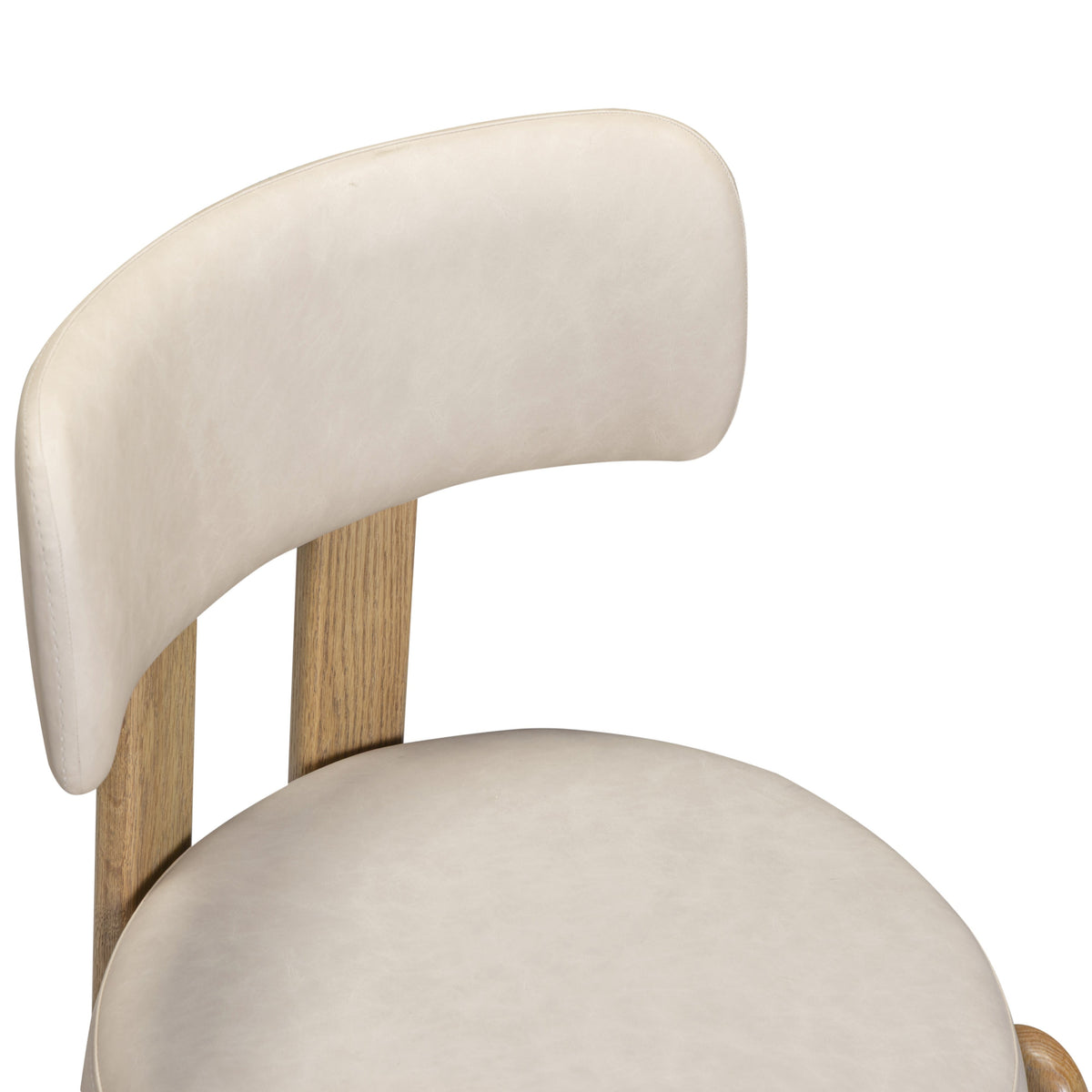 TOV Furniture Odessa Cream Performance Vegan Leather Dining Chair