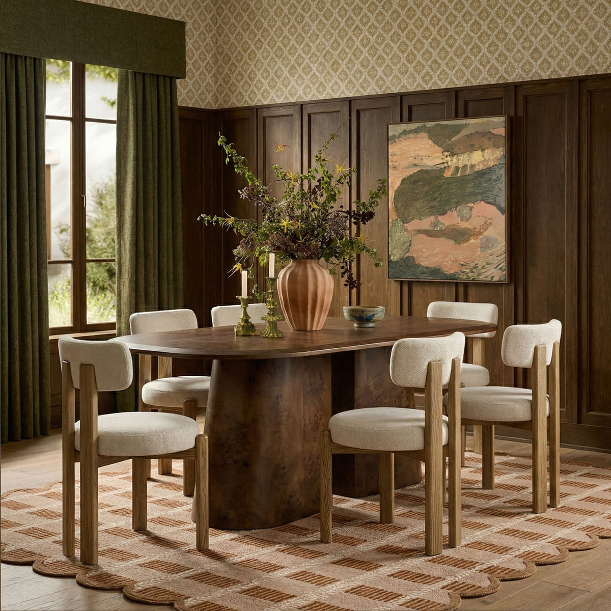 TOV Furniture Odessa Cream Performance Dining Chair