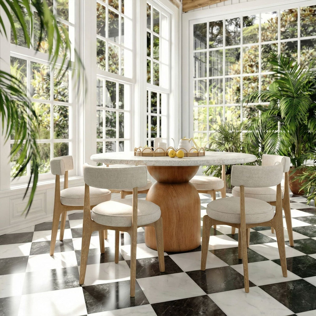 TOV Furniture Nikita Cream Performance Dining Chair