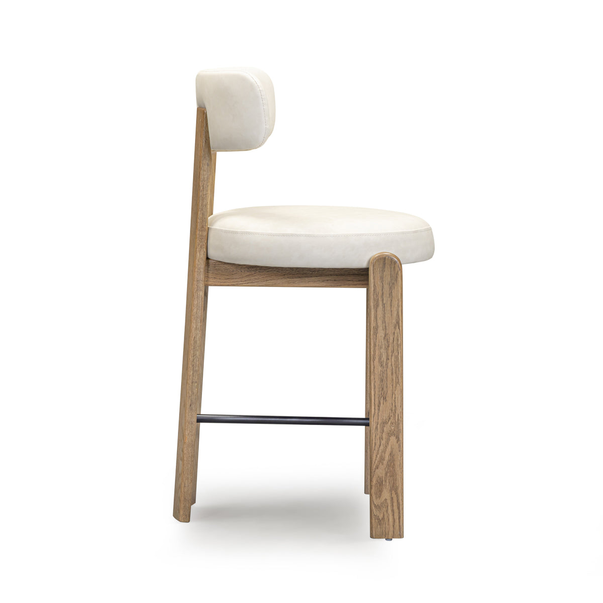 TOV Furniture Odessa Cream Performance Vegan Leather Counter Stool