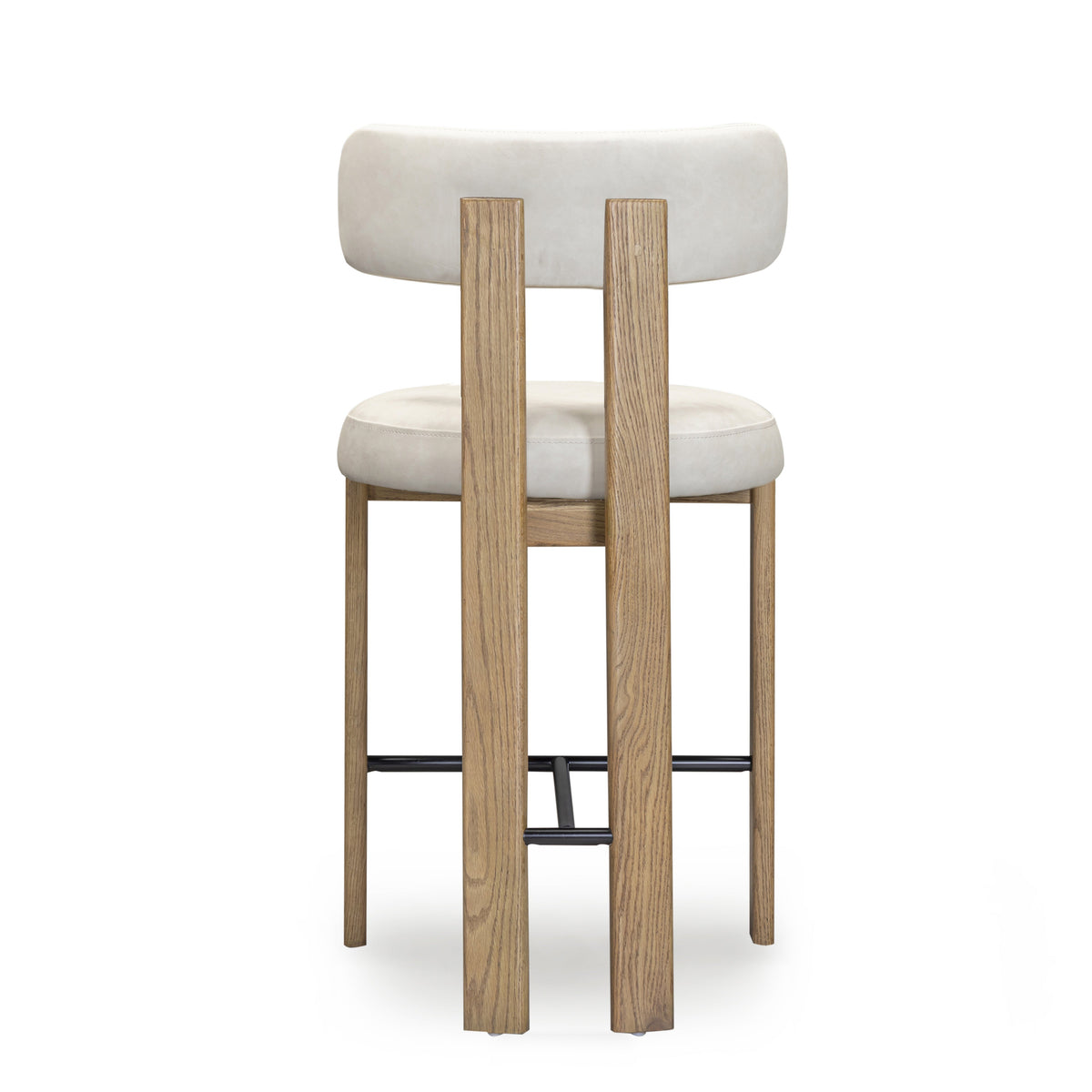 TOV Furniture Odessa Cream Performance Vegan Leather Counter Stool