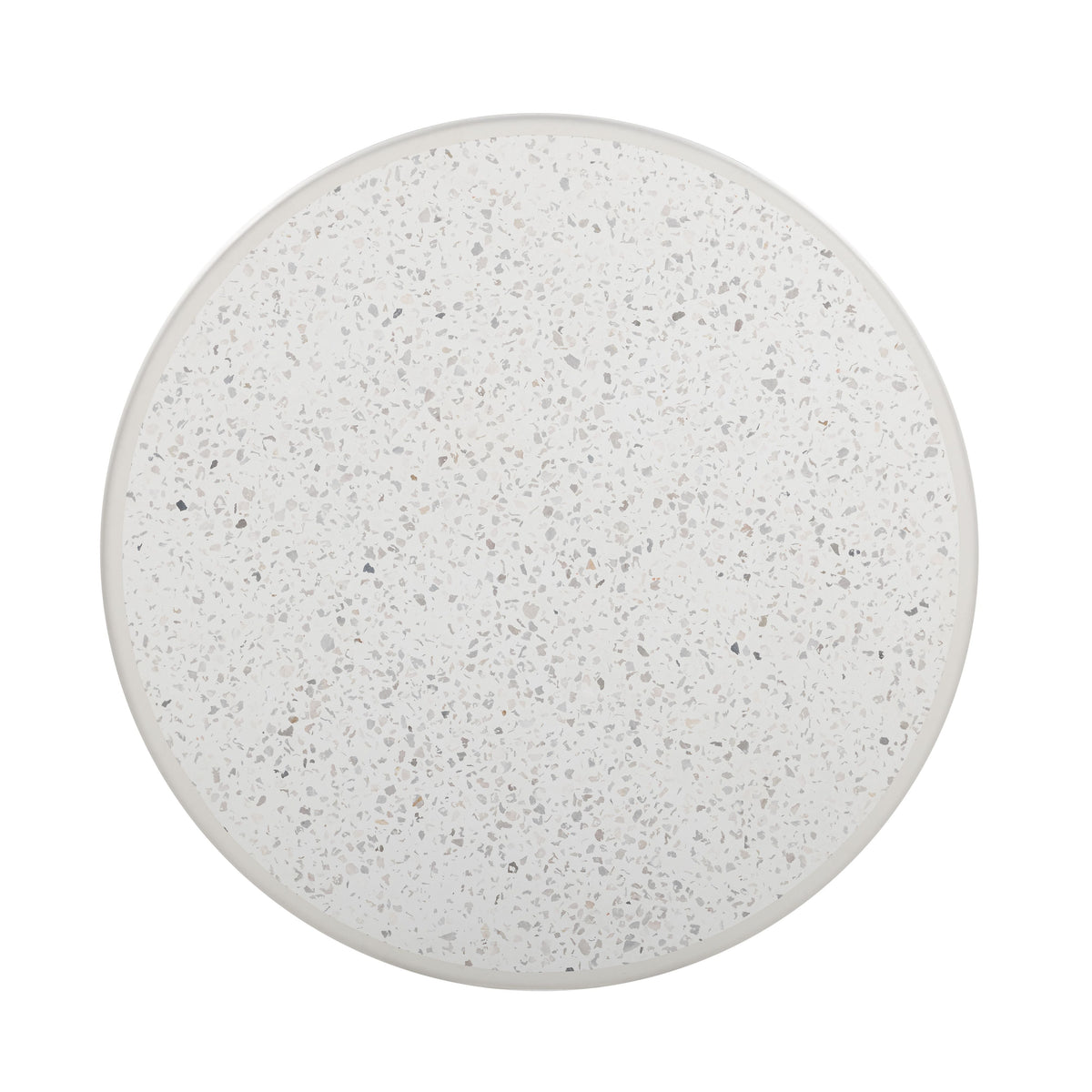 TOV Furniture Billy 54in Concrete Terrazzo Indoor/Outdoor Dining Table