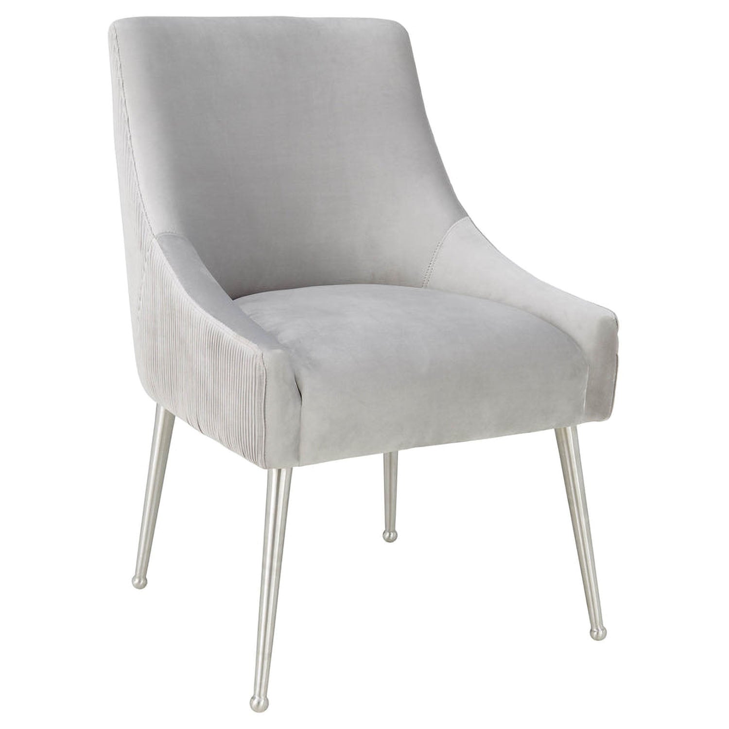 TOV Furniture Beatrix Pleated Velvet Dining Chair