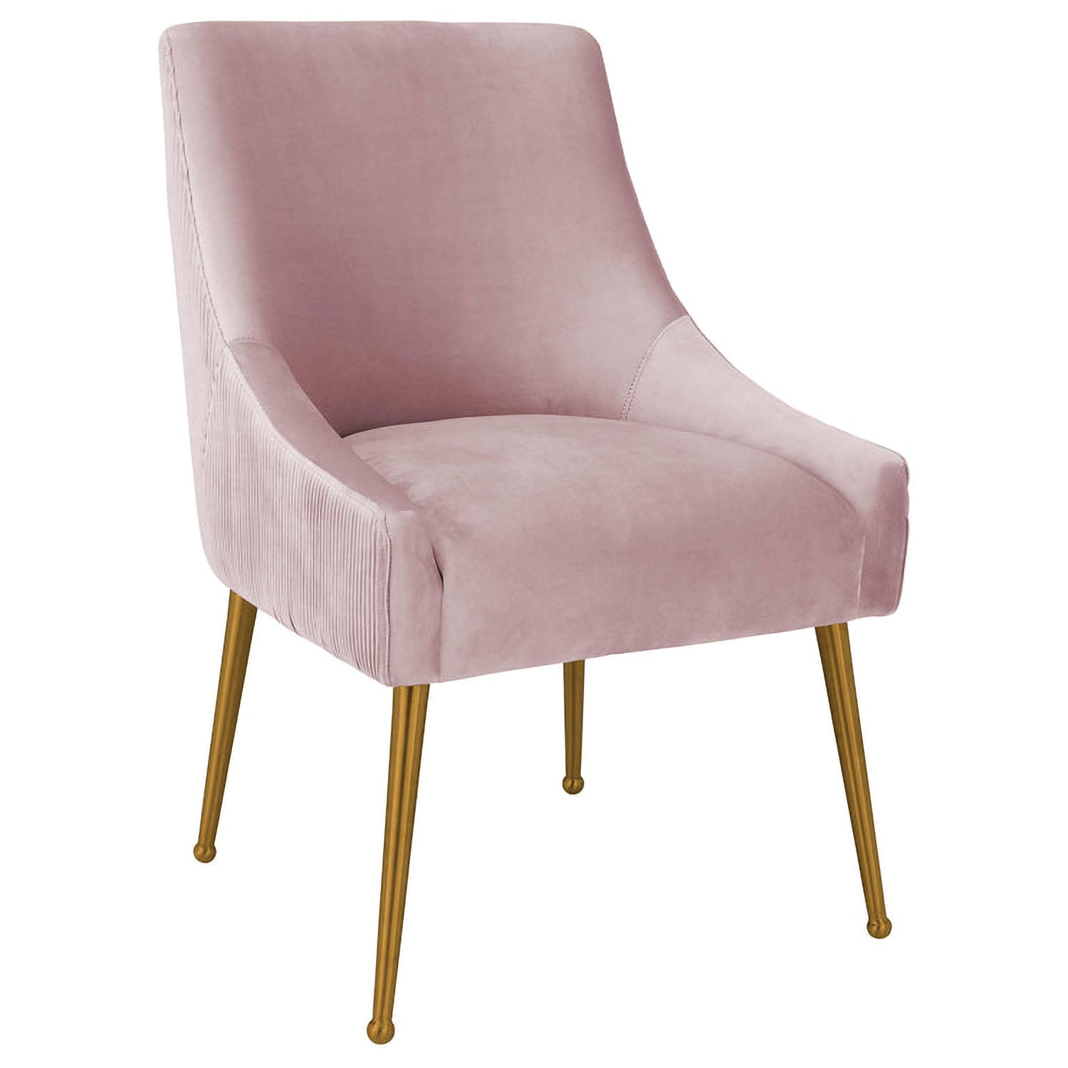 TOV Furniture Beatrix Pleated Velvet Dining Chair