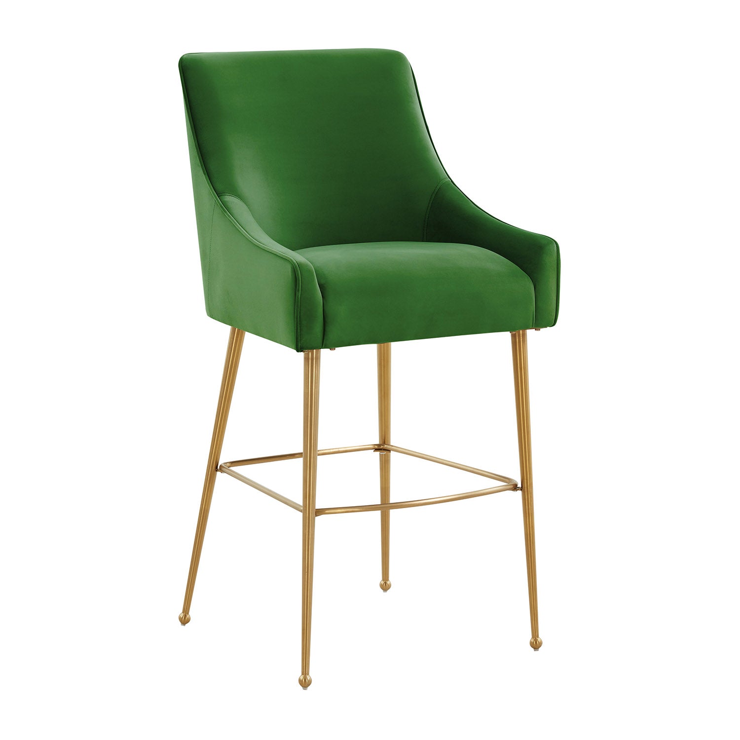 TOV Furniture Beatrix Velvet Bar Stool