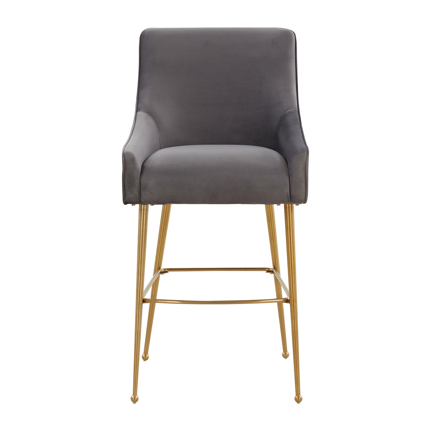 TOV Furniture Beatrix Velvet Bar Stool