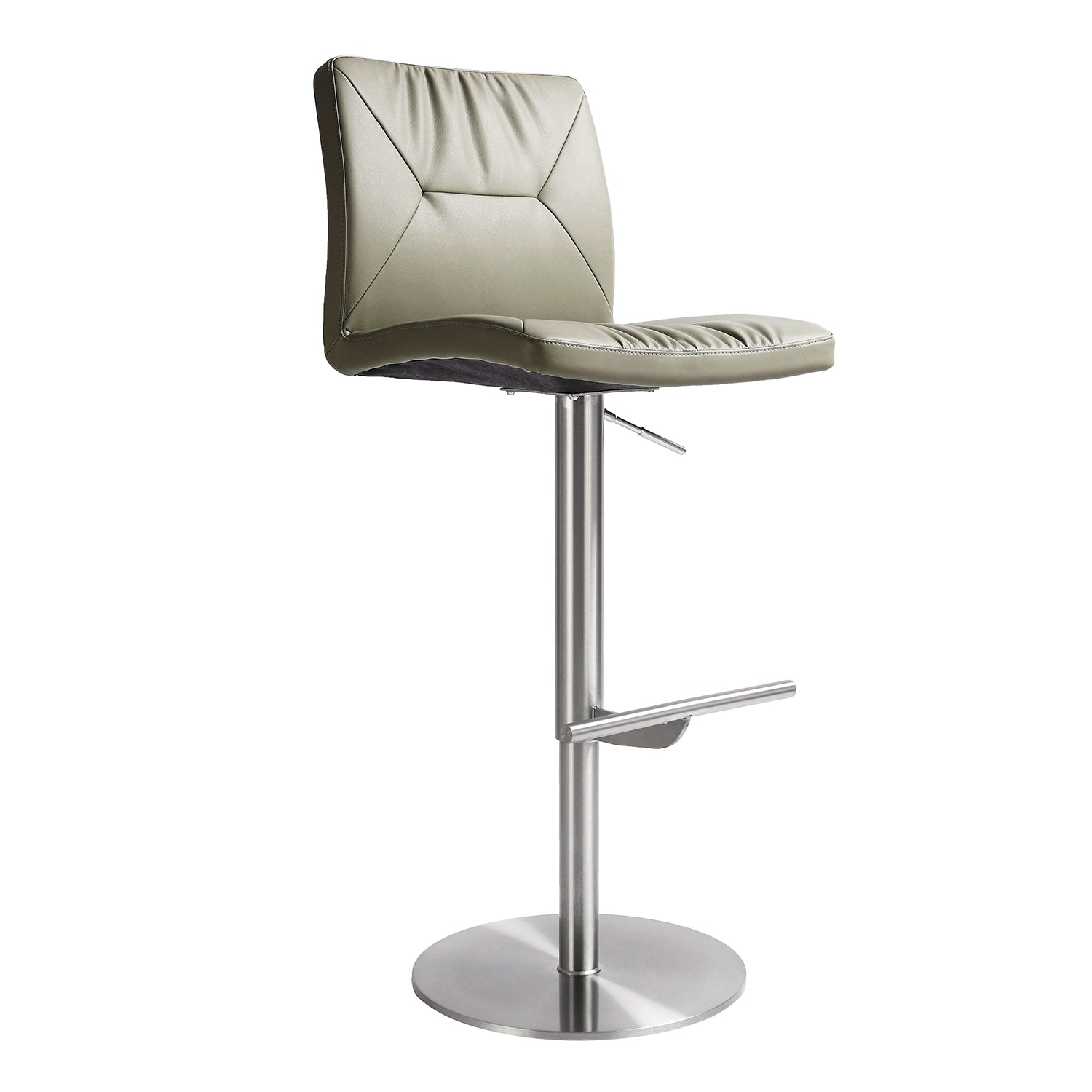 TOV Furniture Paddy Vegan Leather Adjustable Bar Stool