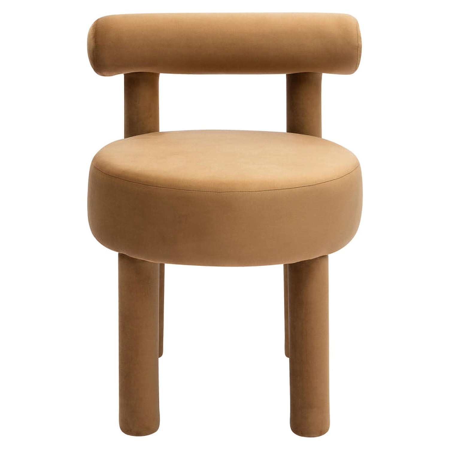 TOV Furniture Carmel Cognac Velvet Dining Chair