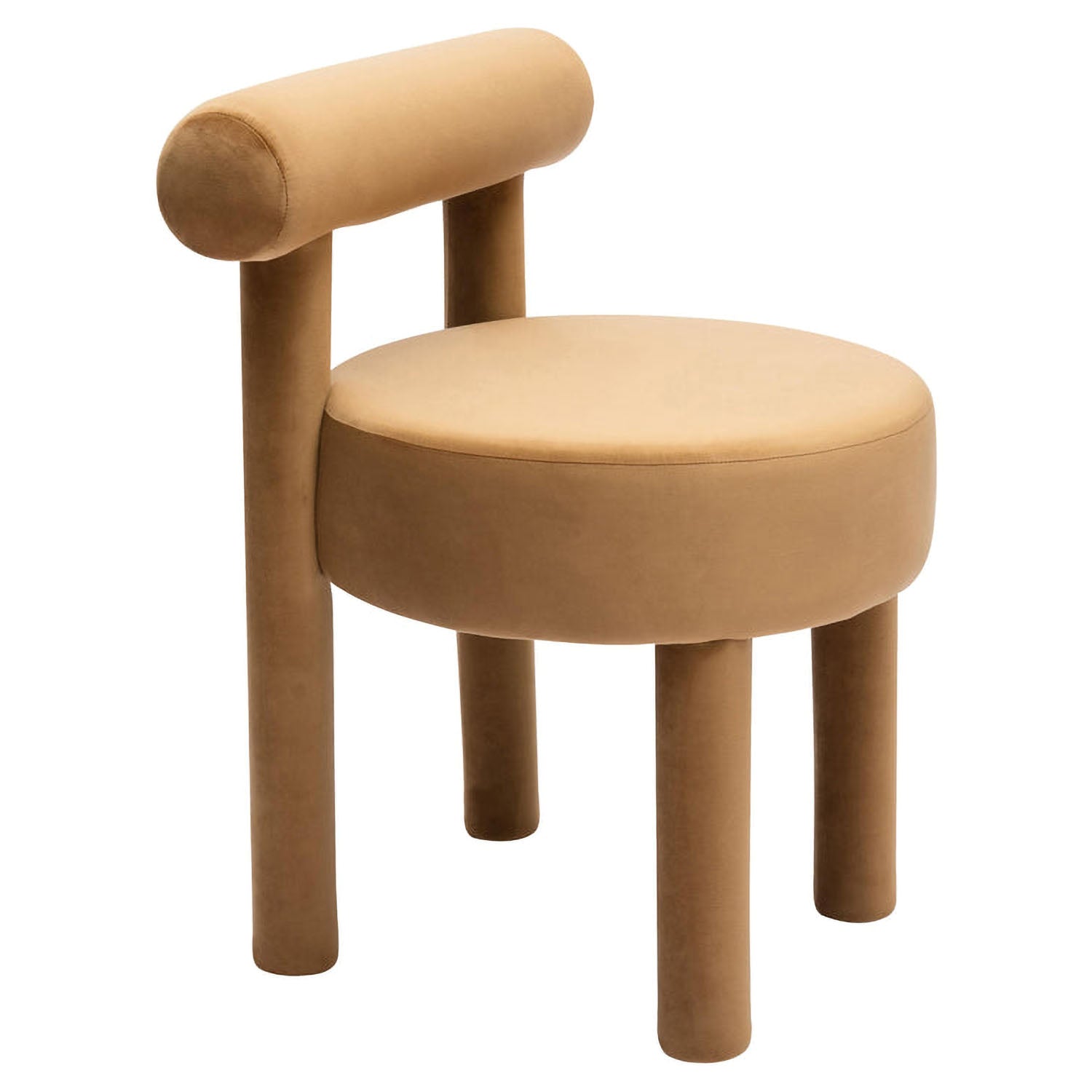 TOV Furniture Carmel Cognac Velvet Dining Chair