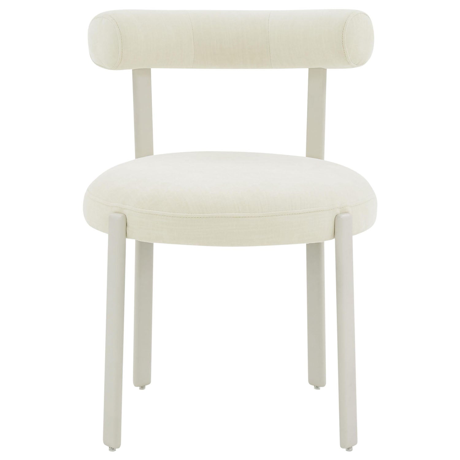 TOV Furniture Margaret Performance Chenille Bolster Back Dining Chair